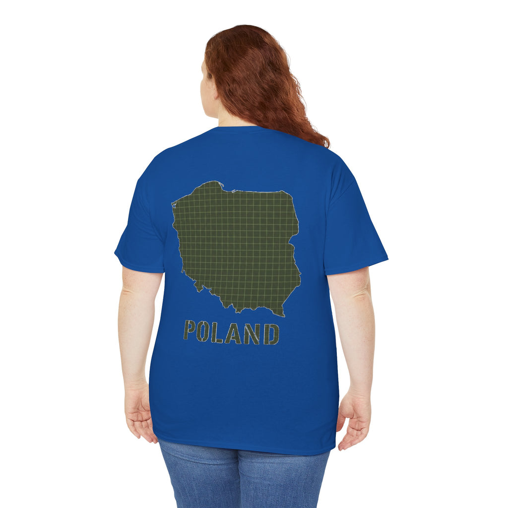 Poland Map T-Shirt — Gallus Logo Military-Style Polish Pride Tee