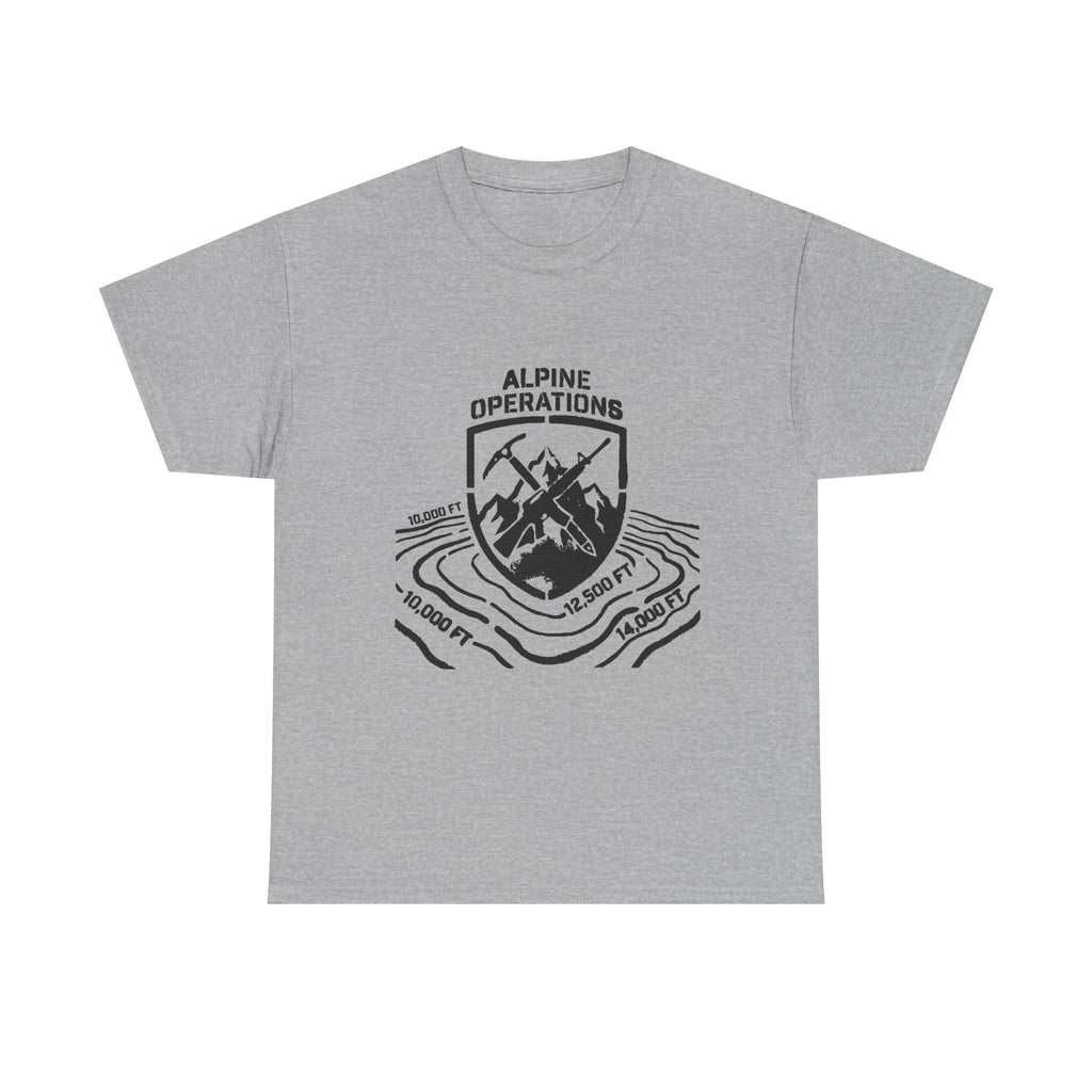 Alpine Operations Cotton Hiking Tee - Mountain Badge Edition