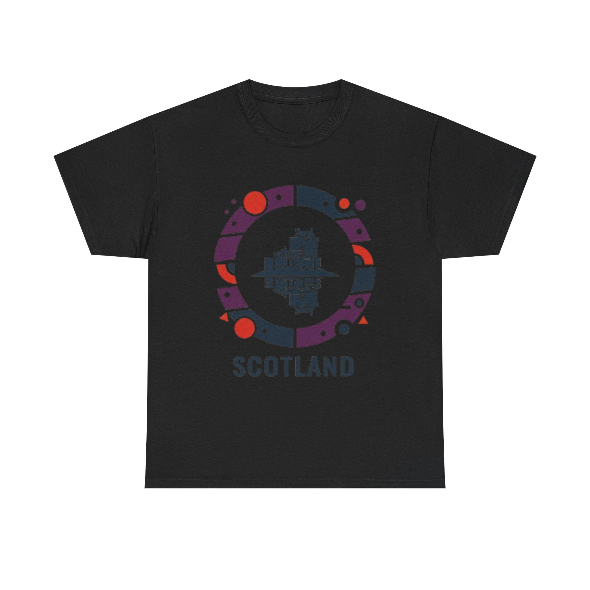 Scotland Circle Castle T‑Shirt