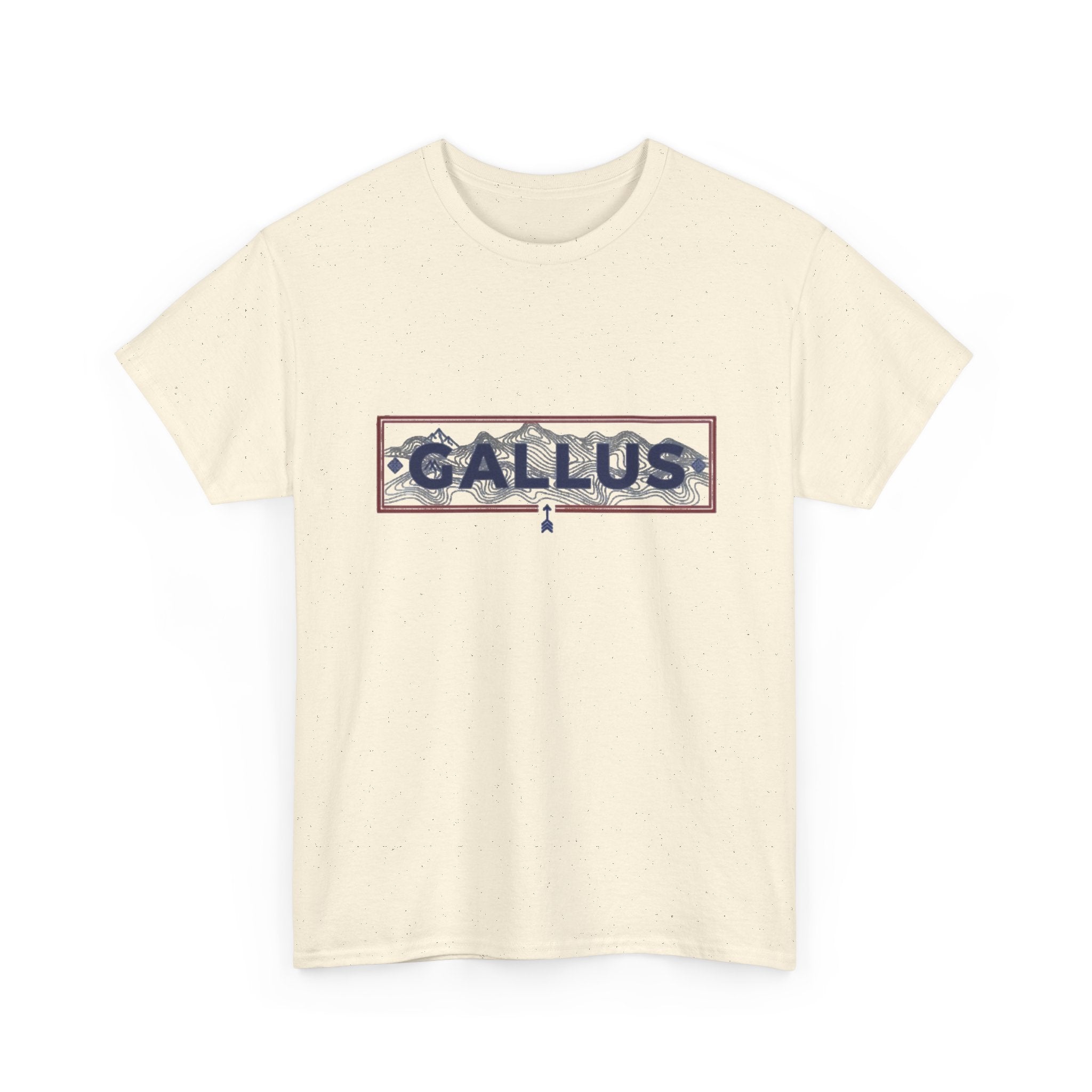 France Map Tee with "GALLUS" Chest Logo