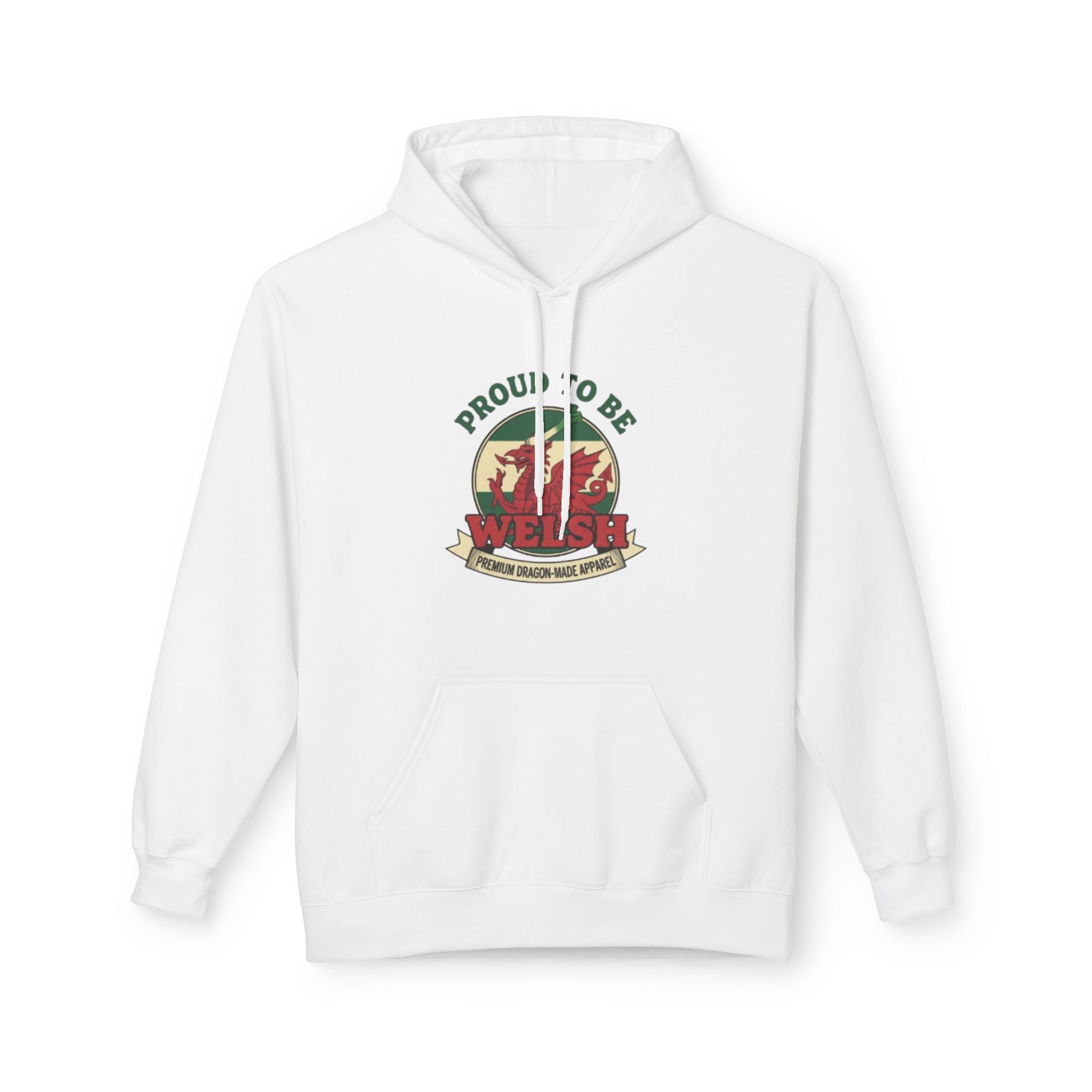 Proud to Be Welsh Hoodie — Vintage Wales Emblem Pullover