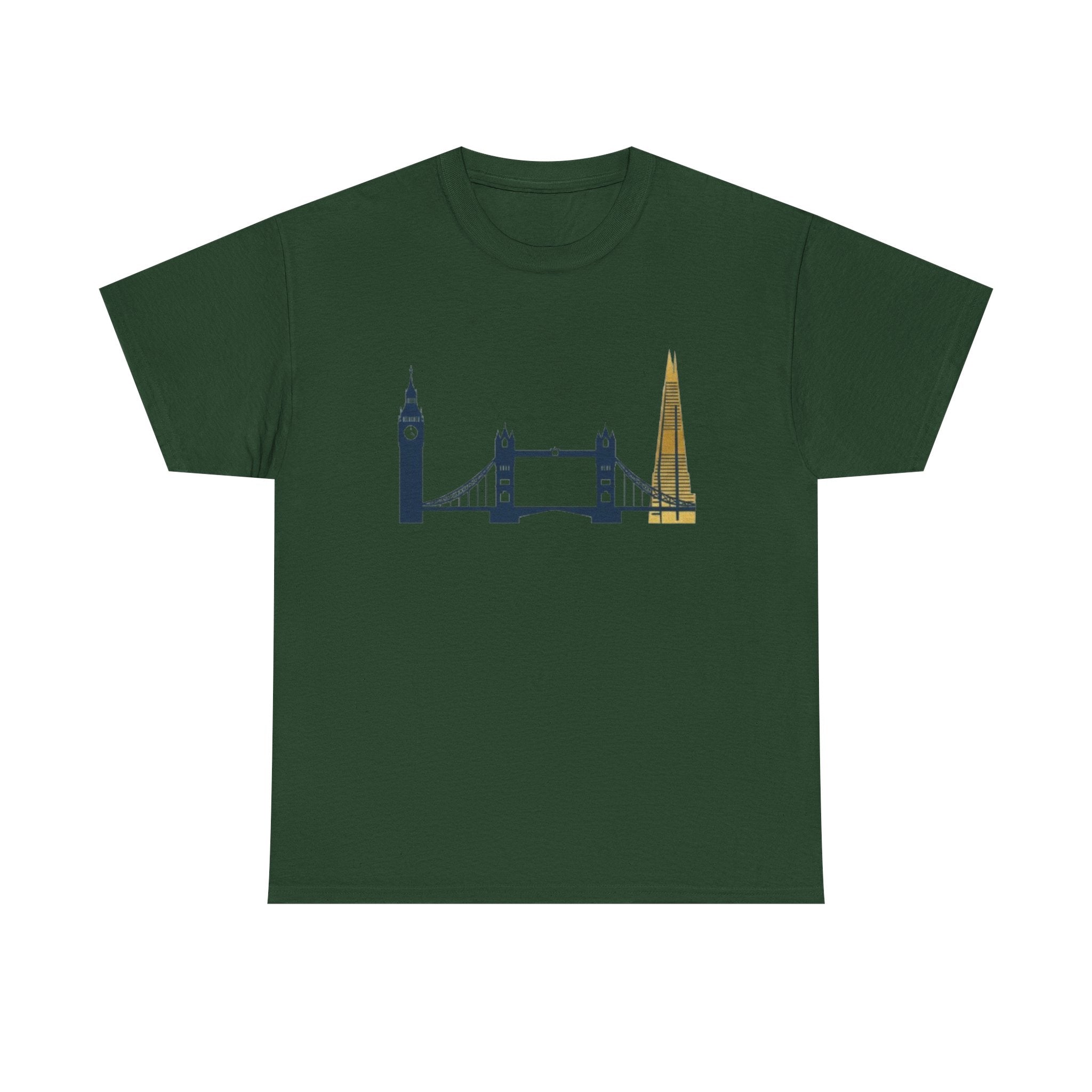 London Skyline T‑Shirt — Minimal Big Ben, Tower Bridge & The Shard Tee