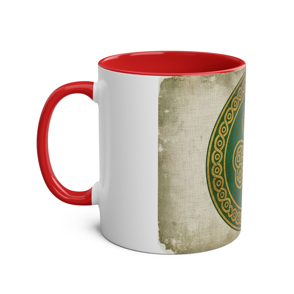 Celtic Shamrock Coffee Mug – Two-Tone 11oz St. Patrick’s Day Mug