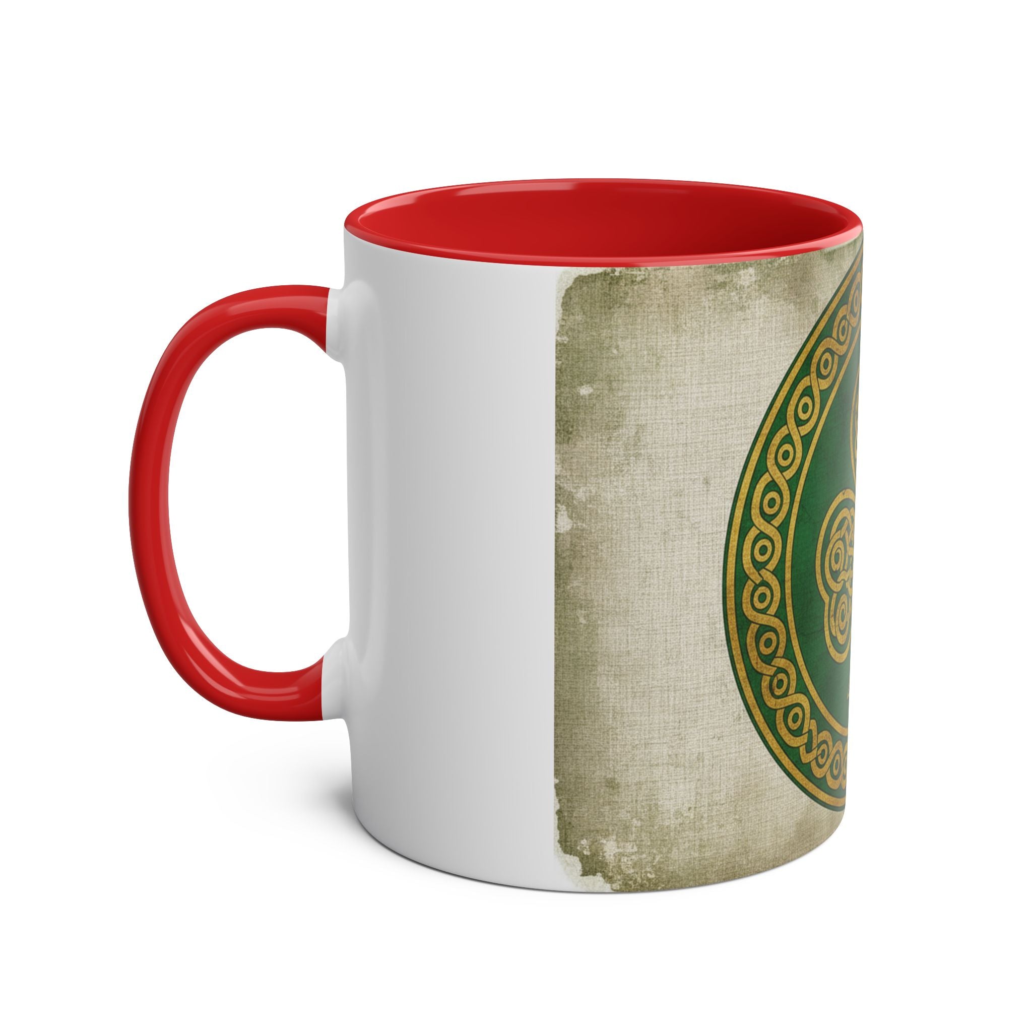 Celtic Shamrock Coffee Mug – Two-Tone 11oz St. Patrick’s Day Mug