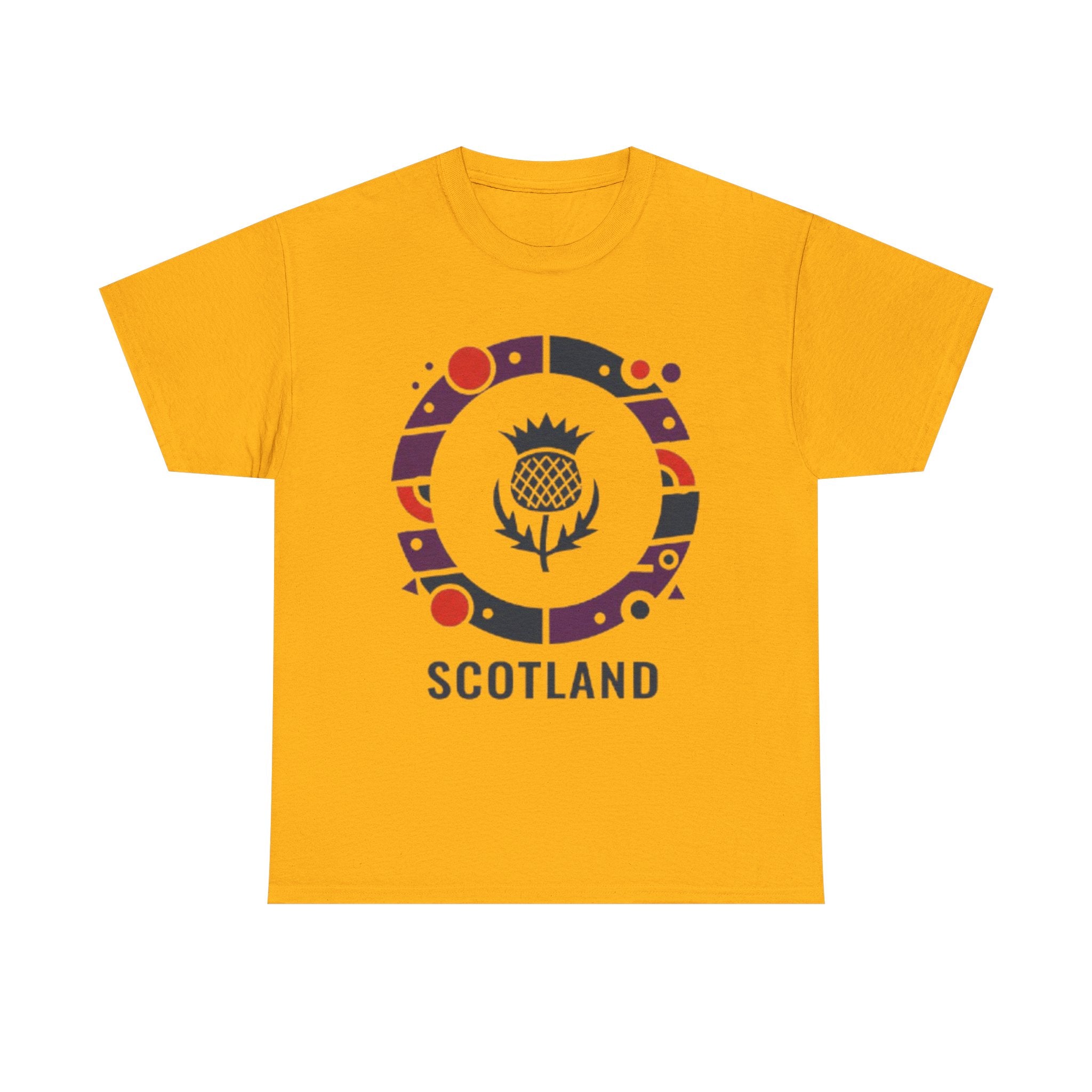Scotland Thistle Graphic Tee — Scottish Pride Casual T‑Shirt