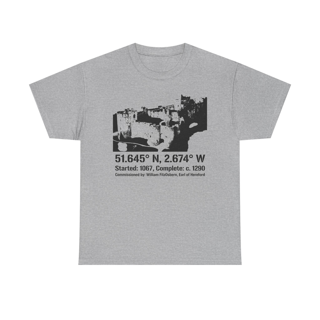 Chepstow Castle T‑Shirt — Historic Landmark Tee for Castle Lovers & Travelers