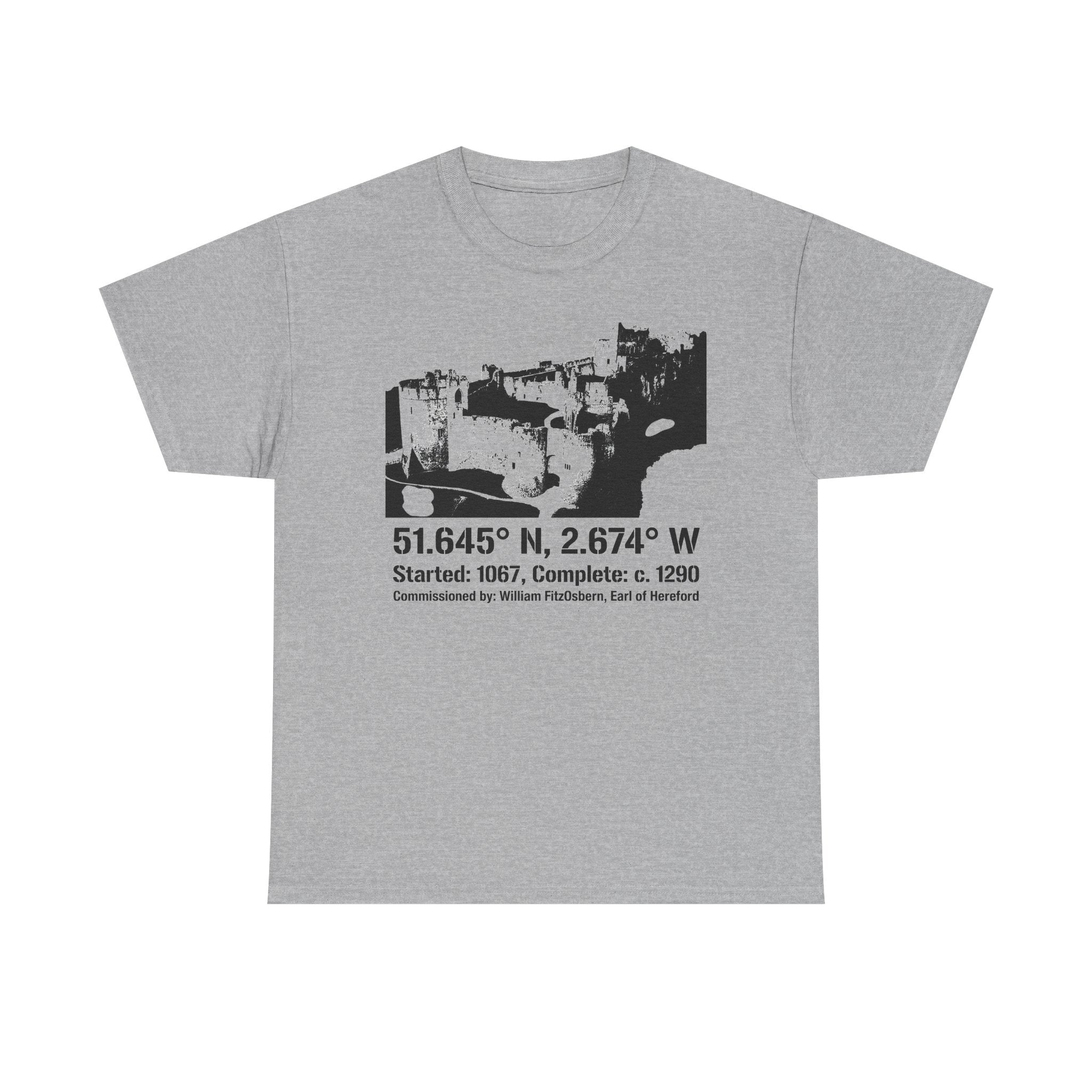 Chepstow Castle T‑Shirt — Historic Landmark Tee for Castle Lovers & Travelers