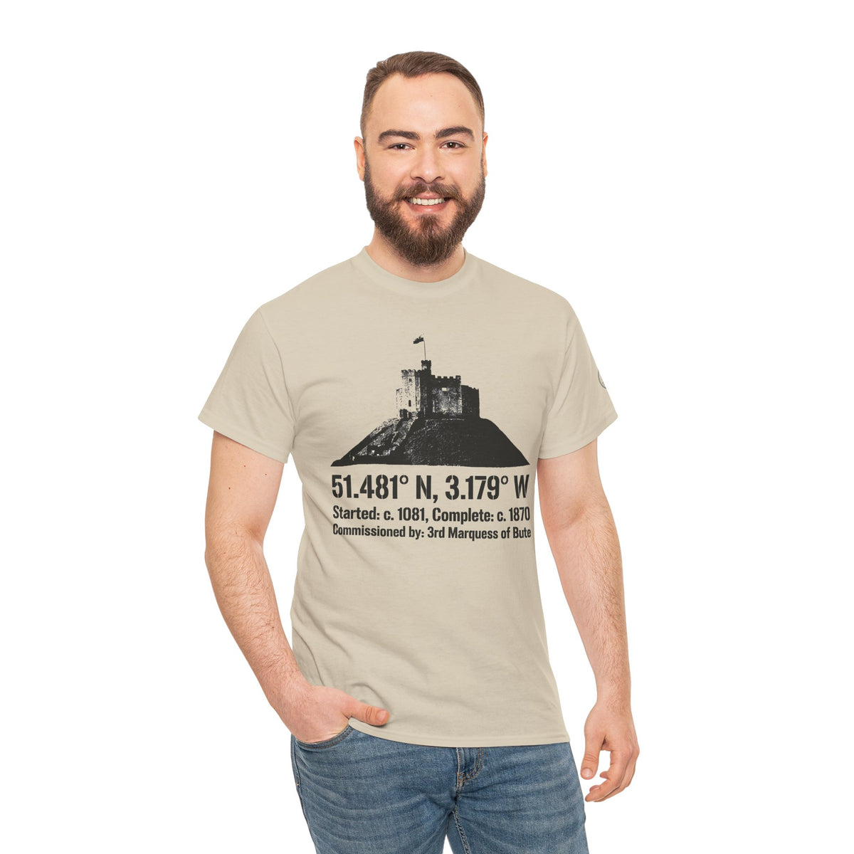 Cardiff Castle T-Shirt — Welsh Castle & City Heritage Tee — product image 2