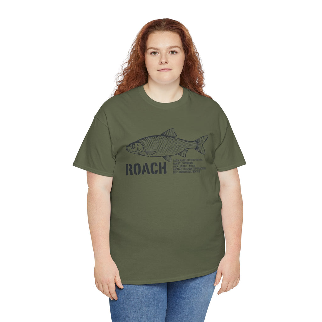 Roach Fish Sketch Tee — Vintage Angler Graphic T-Shirt