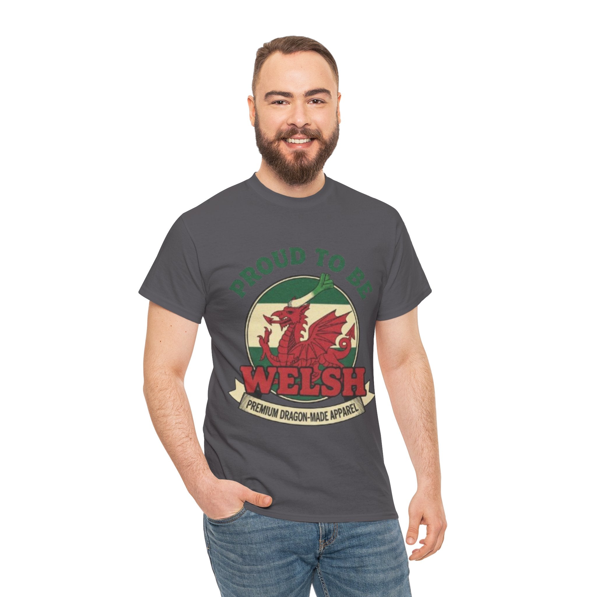 Proud to Be Welsh T-Shirt — Welsh Dragon Pride Tee
