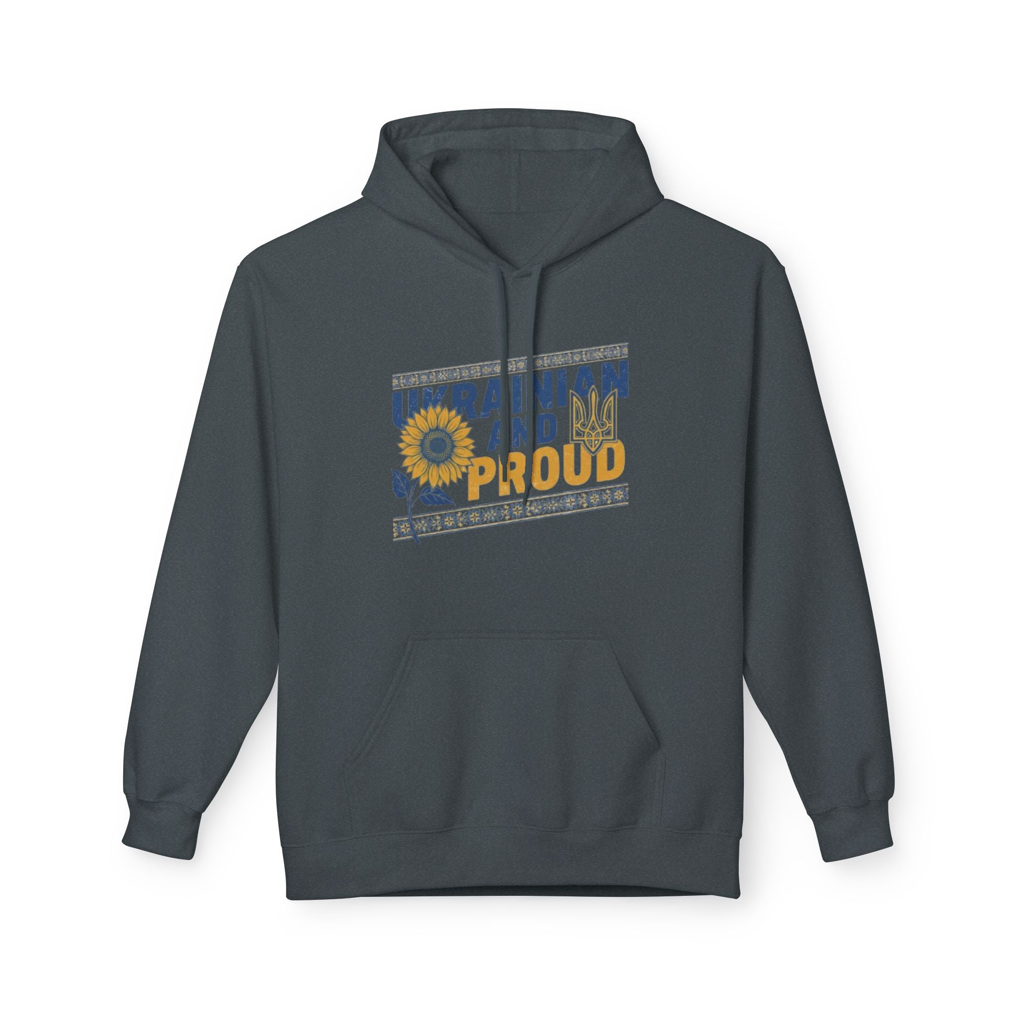 Ukrainian and Proud Hoodie — Sunflower National Pride Pullover