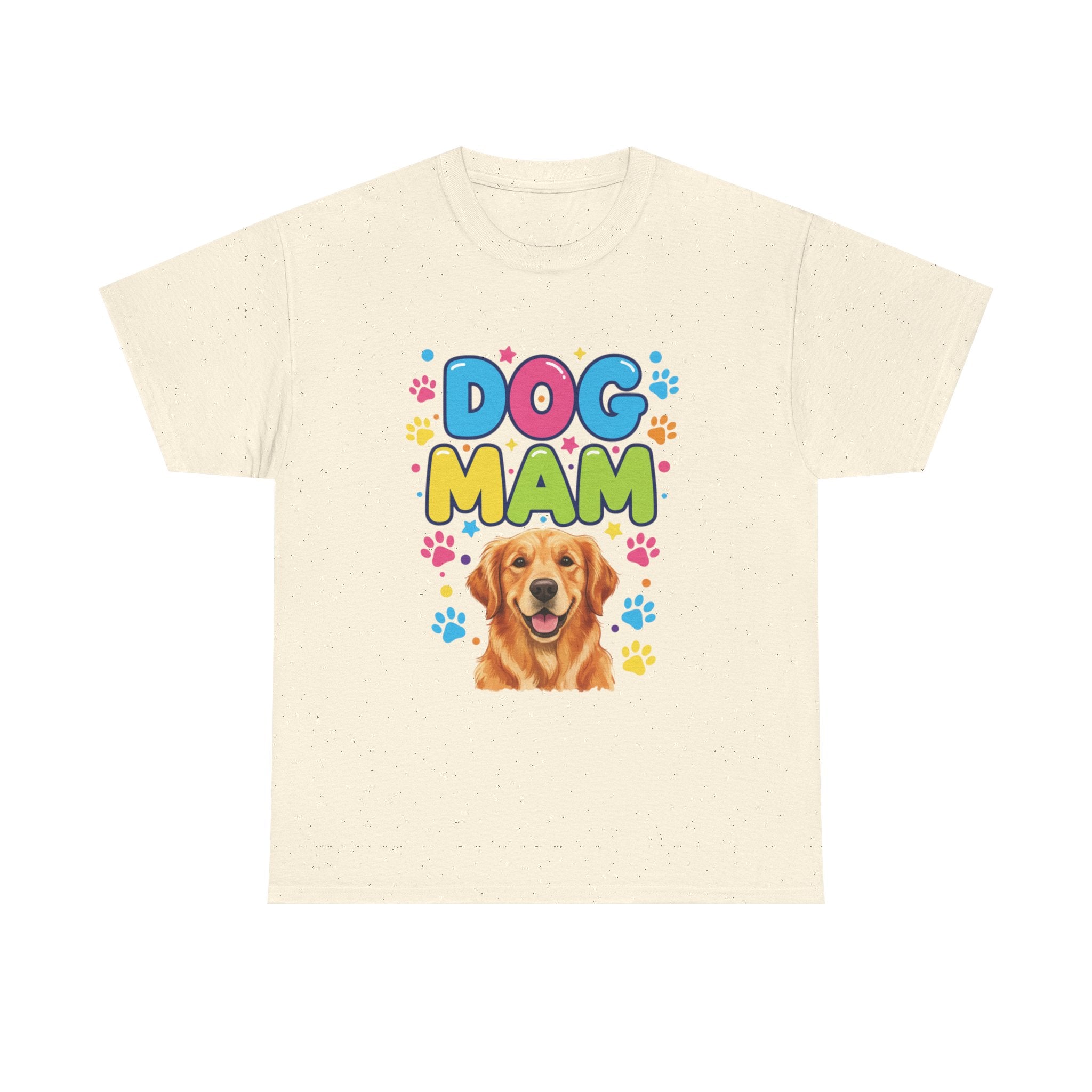 Dog Mam T-Shirt — Cute Colorful "Dog Mam" Graphic Tee for Dog Lovers