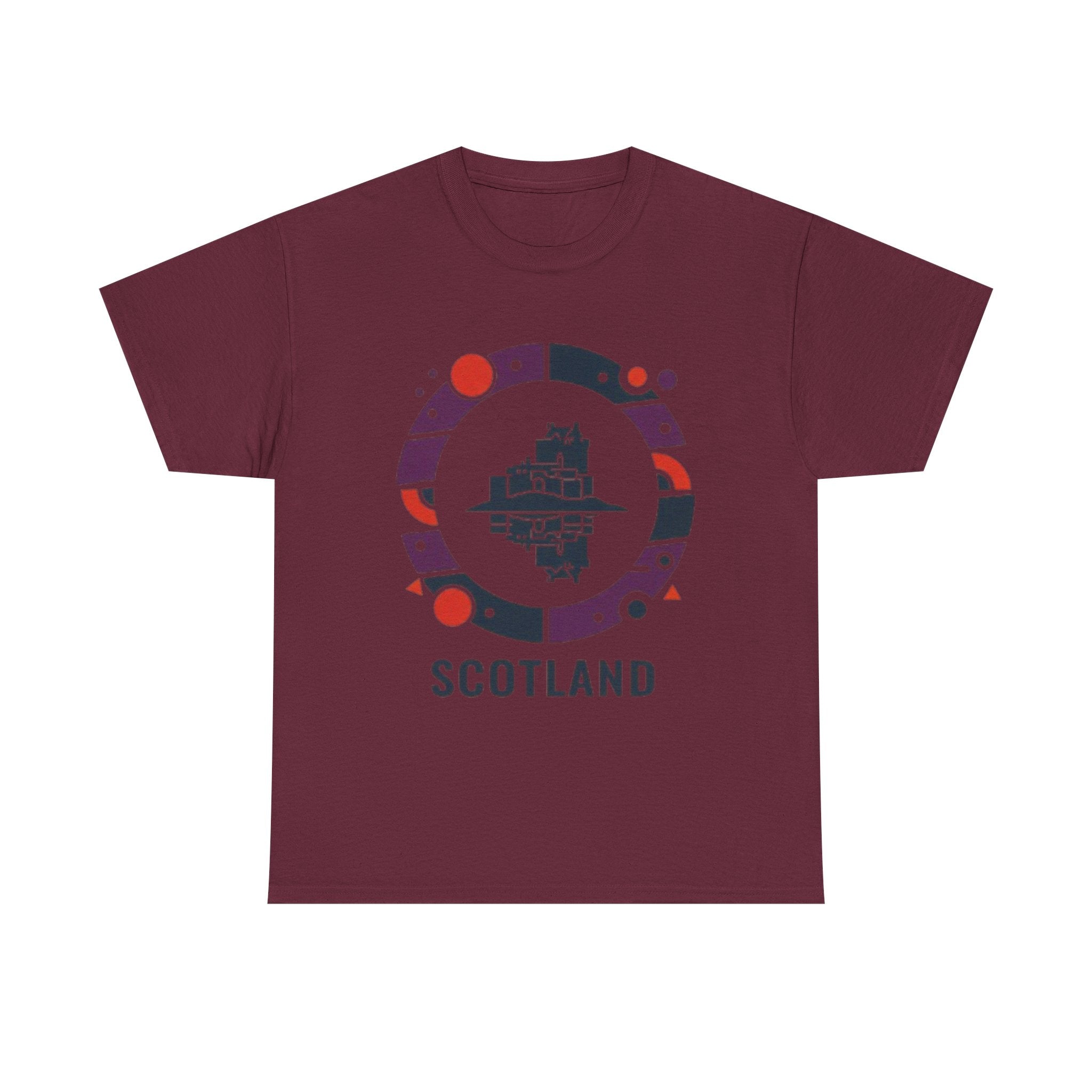 Scotland Circle Castle T‑Shirt