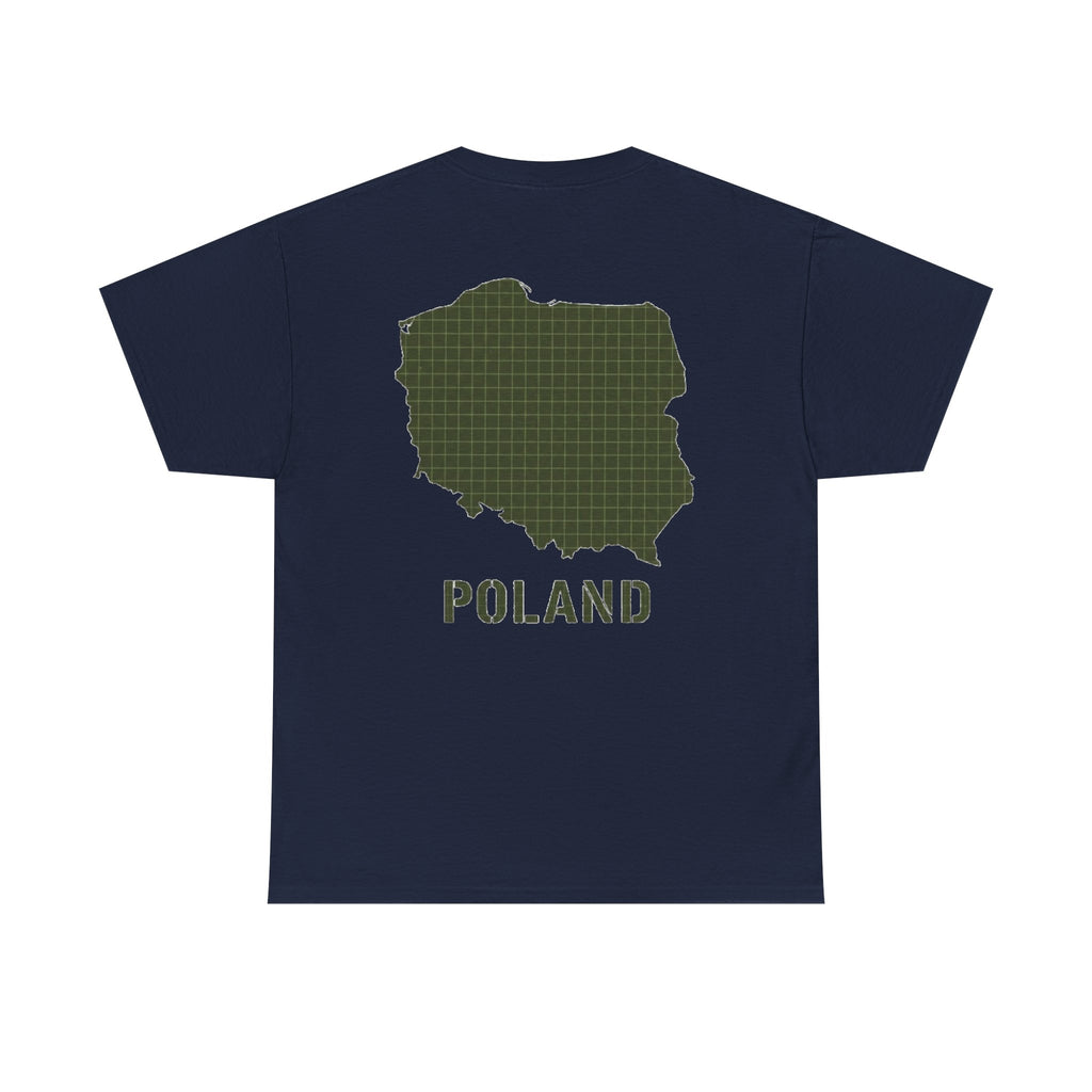 Poland Map T-Shirt — Gallus Logo Military-Style Polish Pride Tee