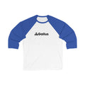 Are We There Yet? Baseball Tee — Retro Mountain Camping Raglan