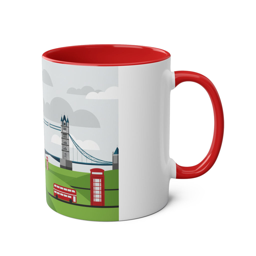 Two-Tone Coffee Mugs, 11oz