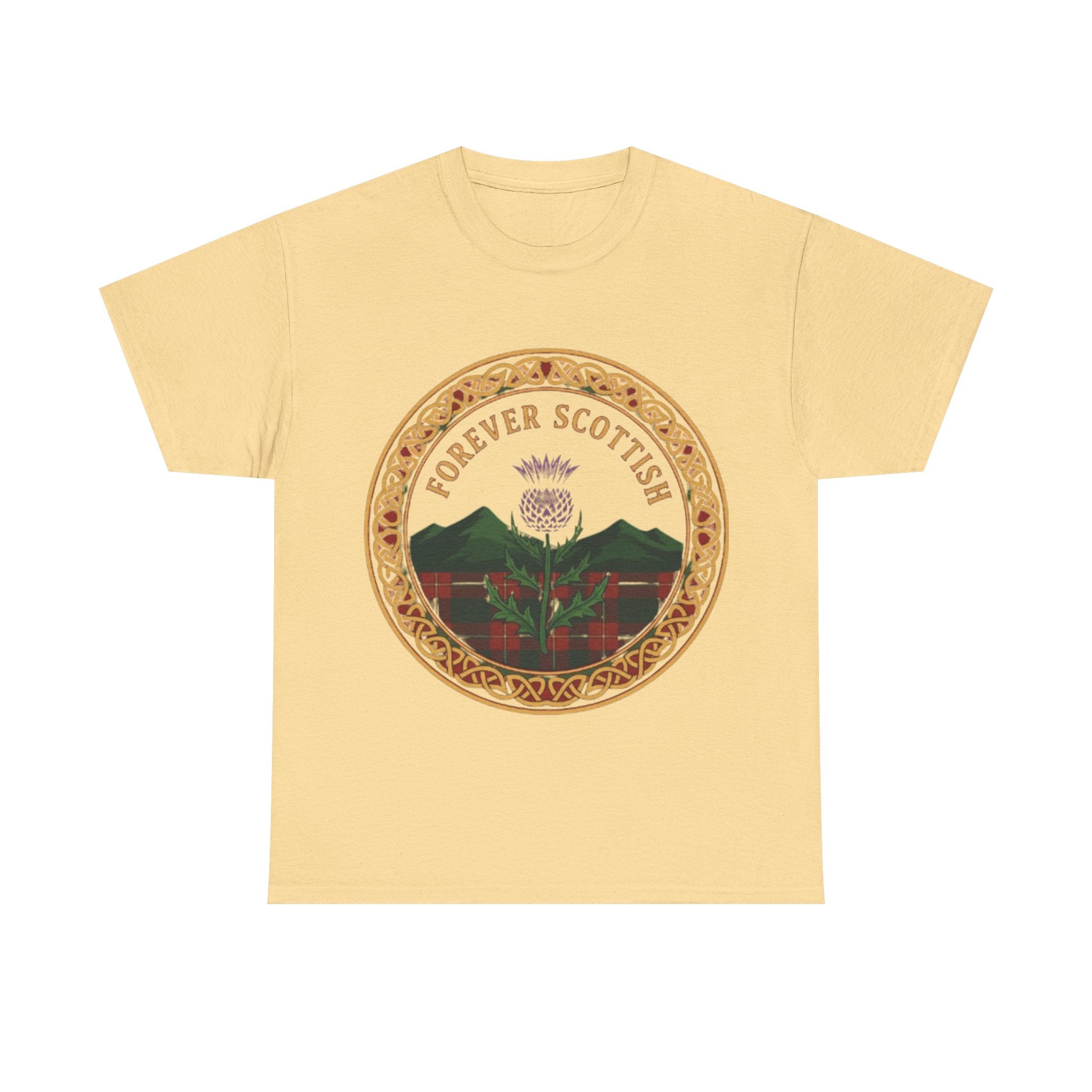 Scottish Thistle T‑Shirt - "Forever Scottish" Crest Tee