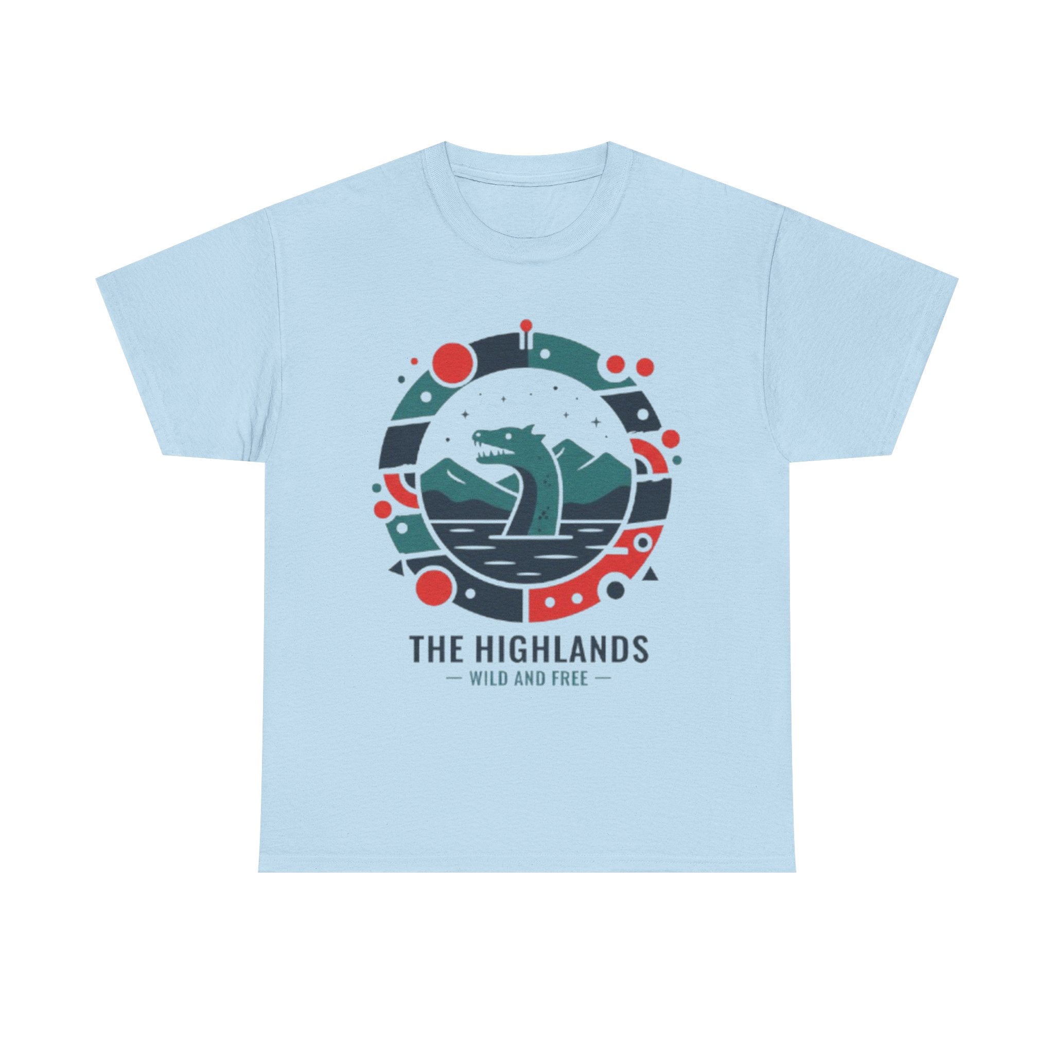 Highlands Waves Tee — "The Highlands: Wild and Free" Graphic T‑Shirt