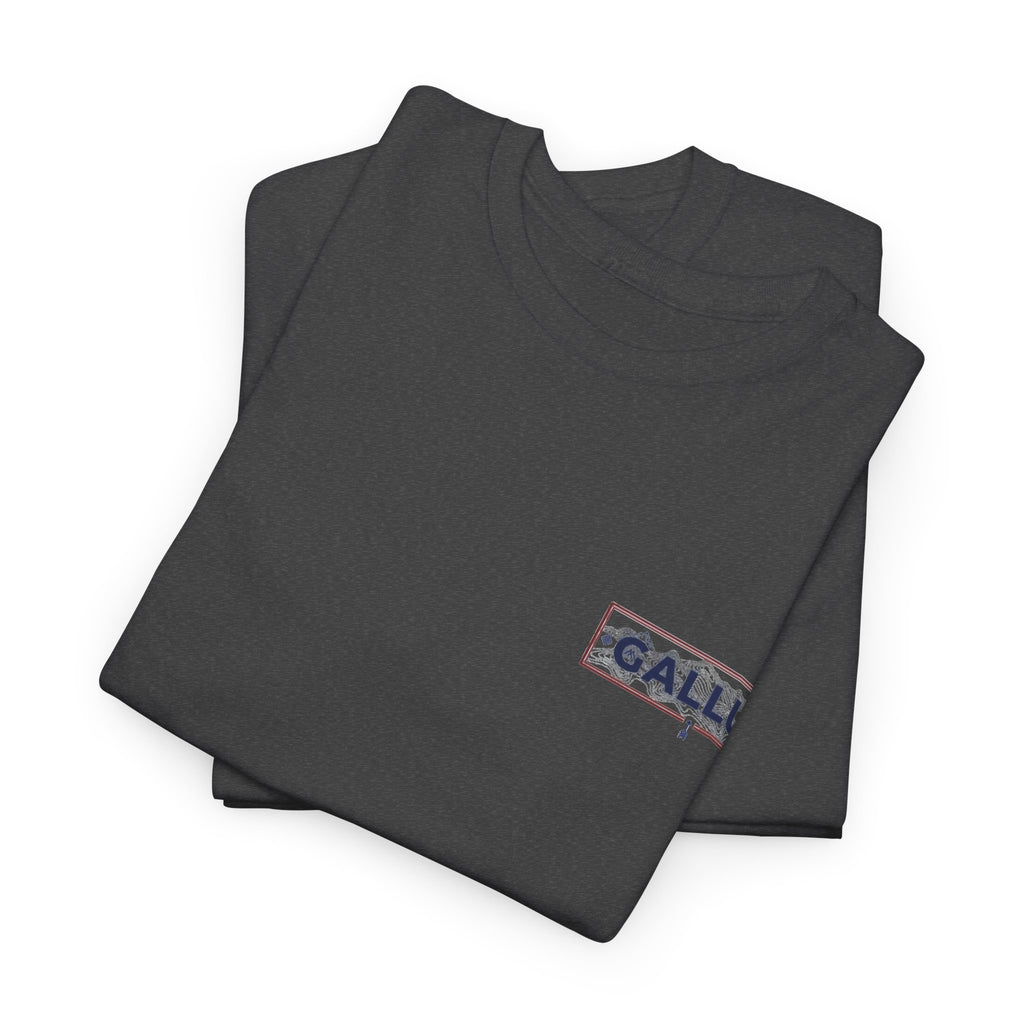 Gallus Logo Tee — Minimal Chest Patch White T-Shirt