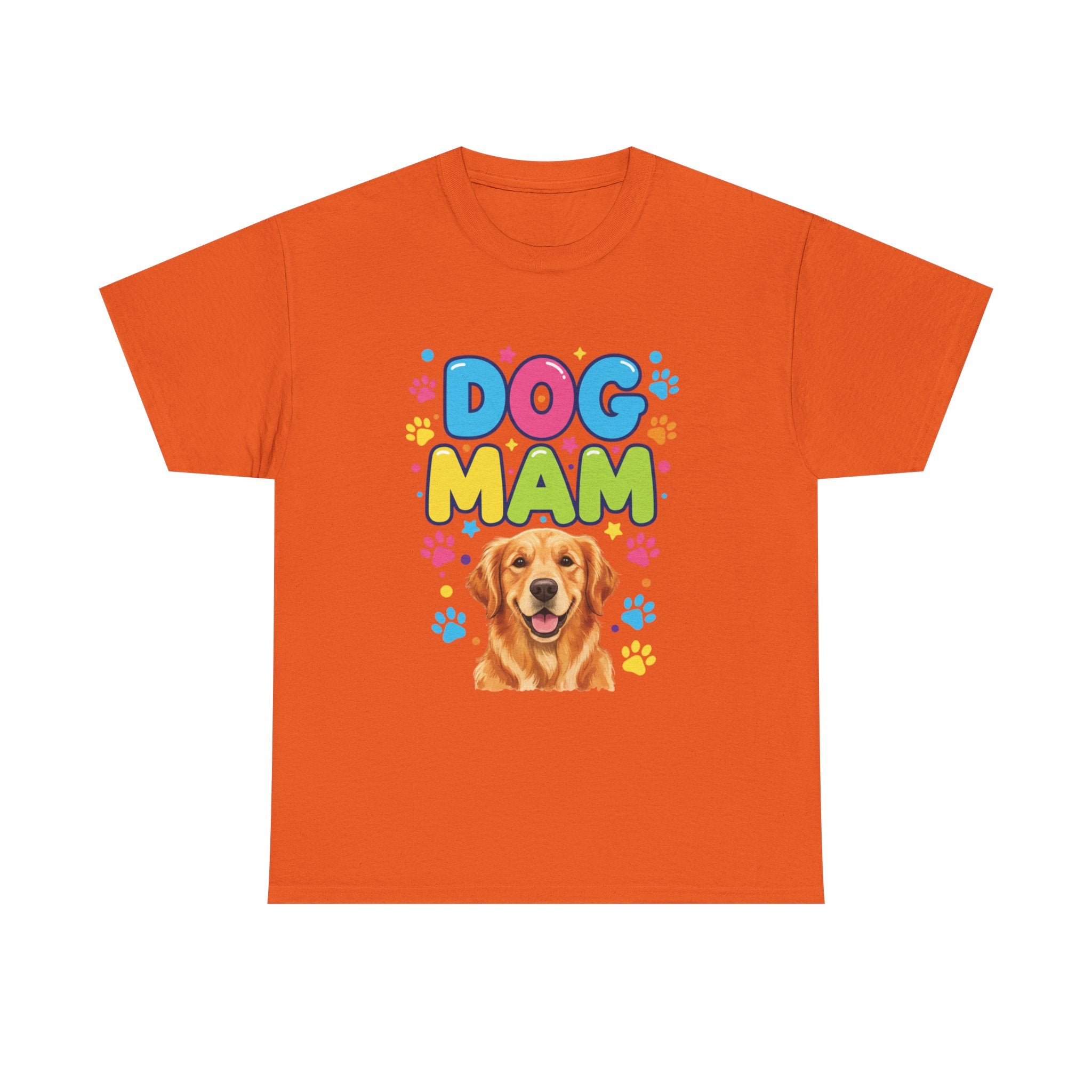 Dog Mam T-Shirt — Cute Colorful "Dog Mam" Graphic Tee for Dog Lovers