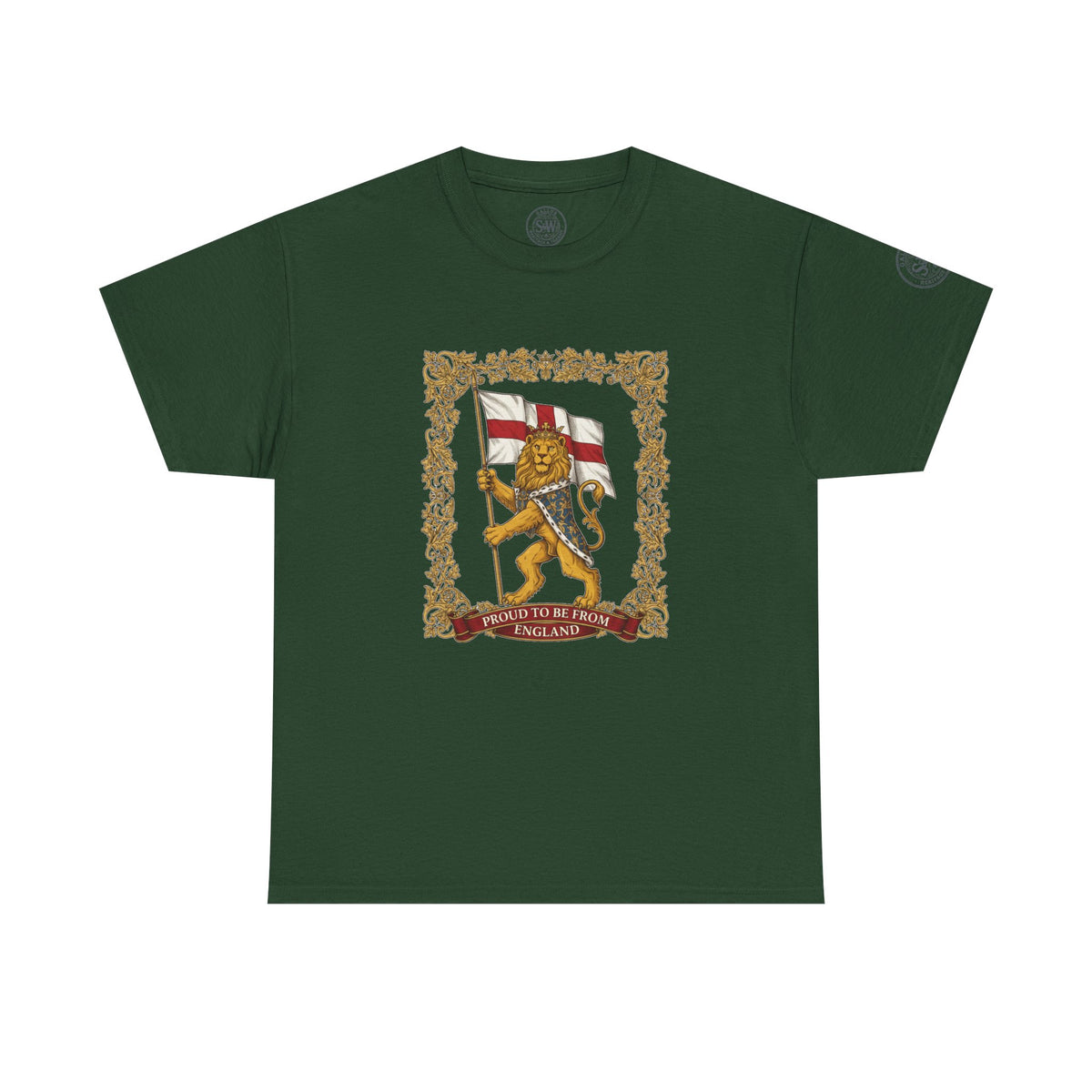 England Lion Flag T-Shirt — Heraldic Lion & St George Graphic Tee — product image 8