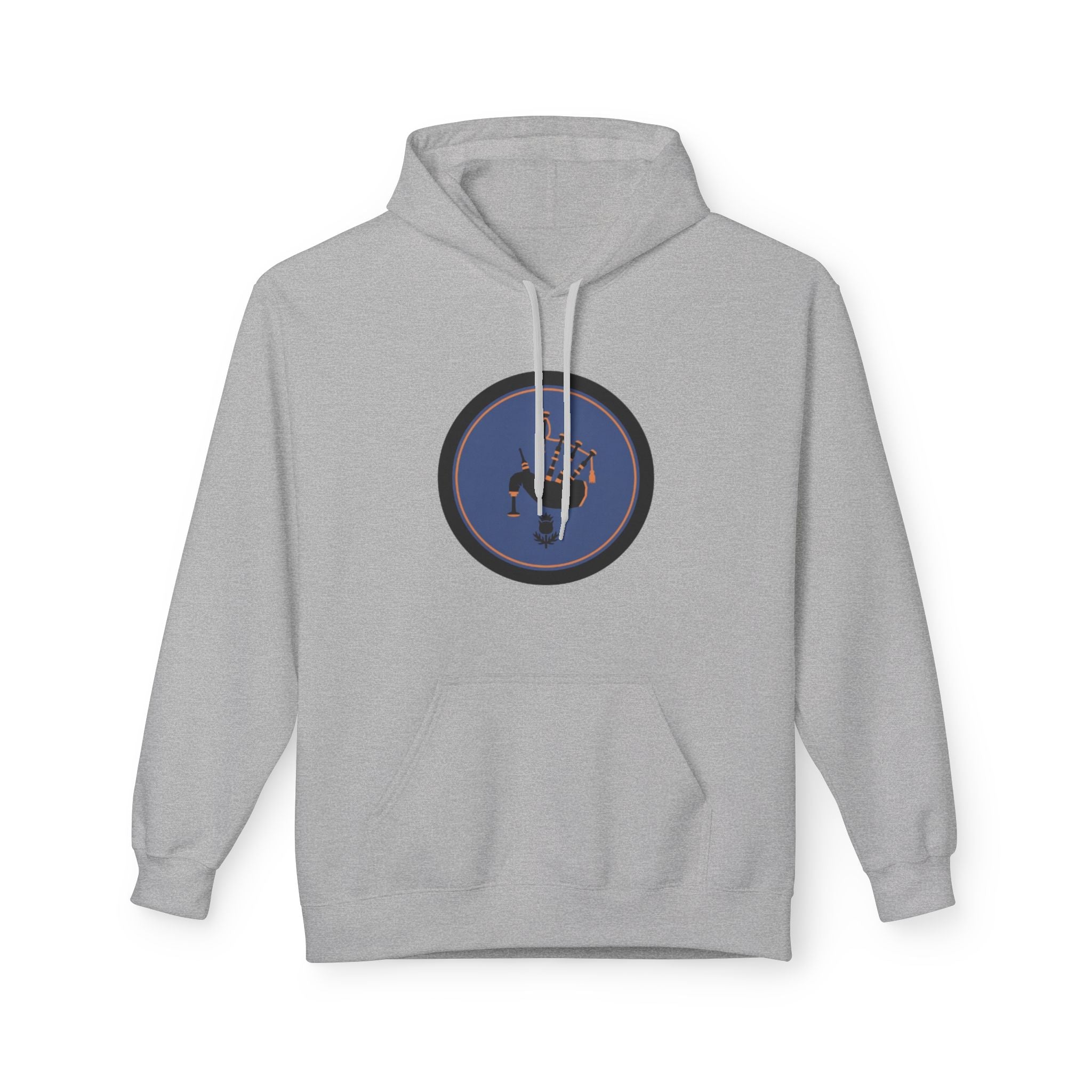 Space Astronaut Helmet Hoodie — Retro Blue Circle Graphic Hoodie