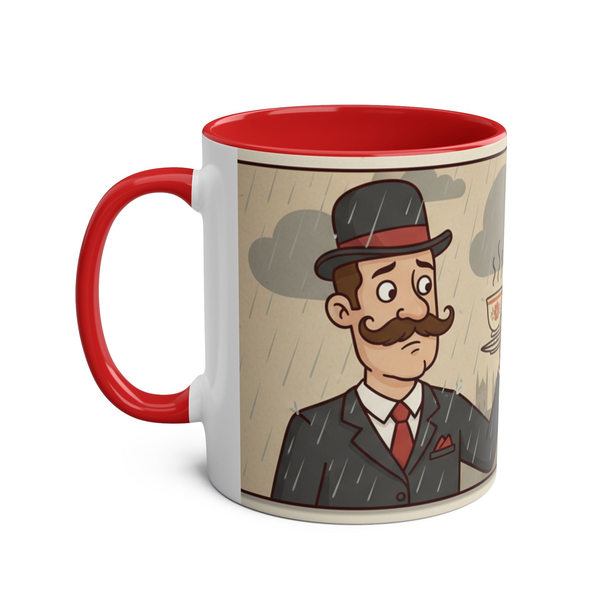 Two-Tone Coffee Mugs, 11oz
