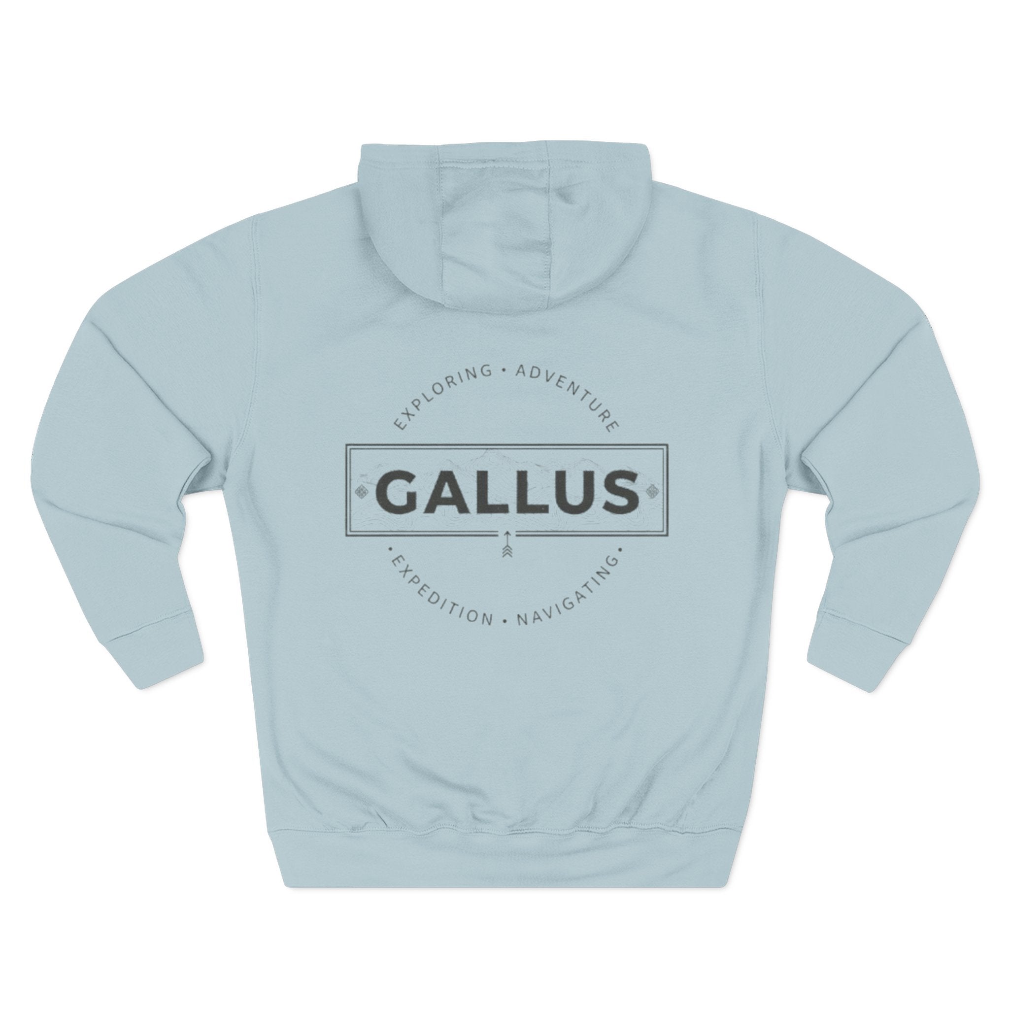 Gallus Explorer Hoodie — Minimal Logo Fleece Pullover