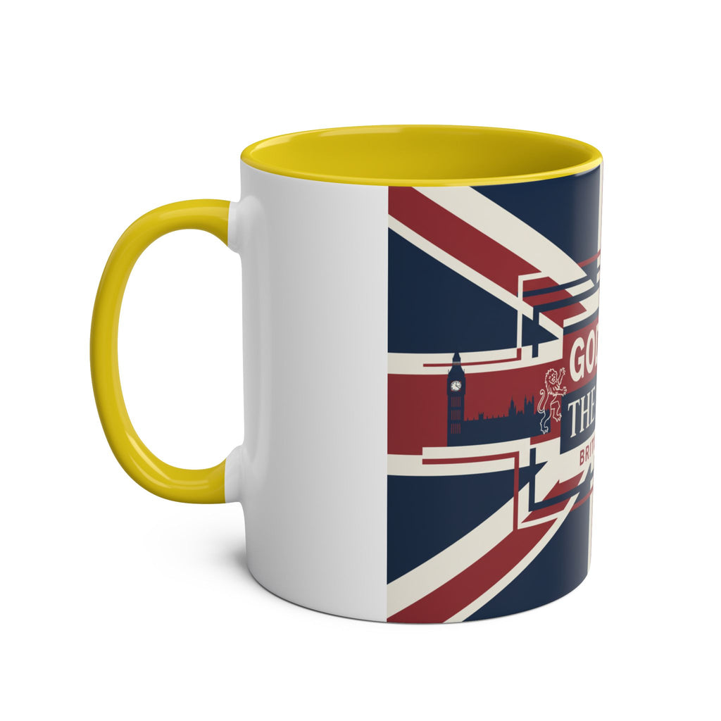 Two-Tone Coffee Mugs, 11oz