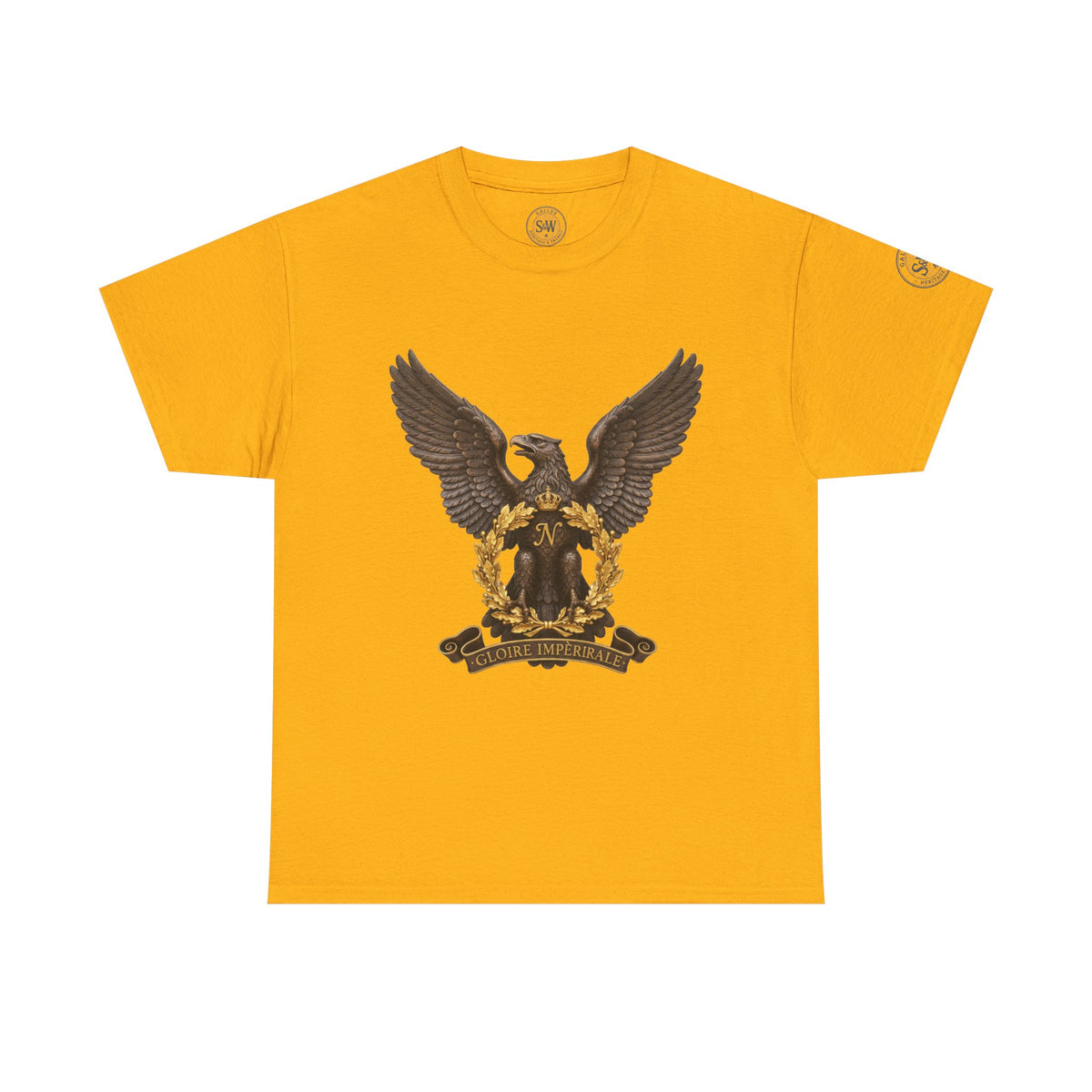 French Bonaparte Eagle Crest T-Shirt — Napoleonic Heritage Tee — product image 5