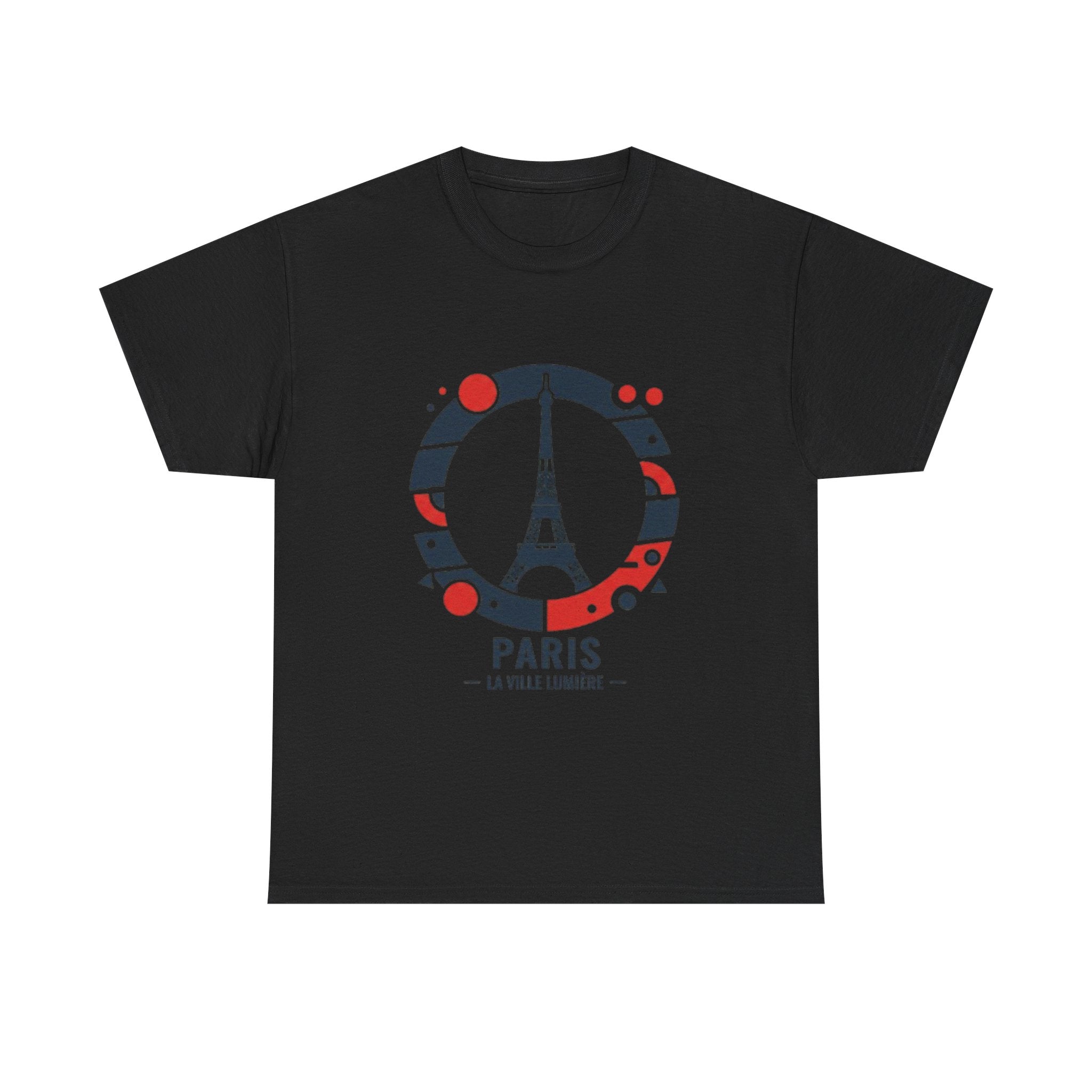 Paris Eiffel Tower Graphic Tee — 'Paris La Ville Lumière' Travel T‑Shirt