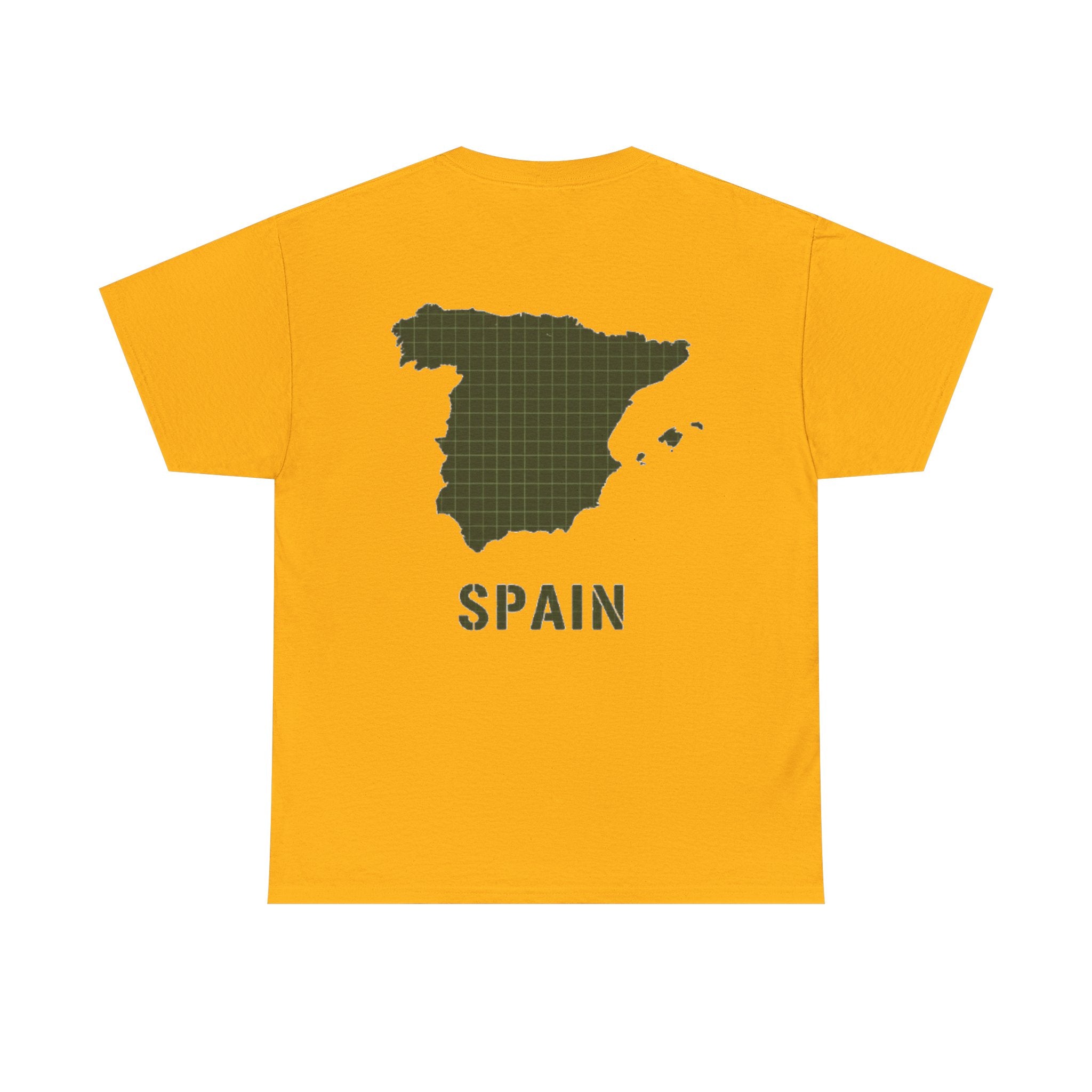Spain Map Graphic Tee — Minimalist Travel T‑Shirt