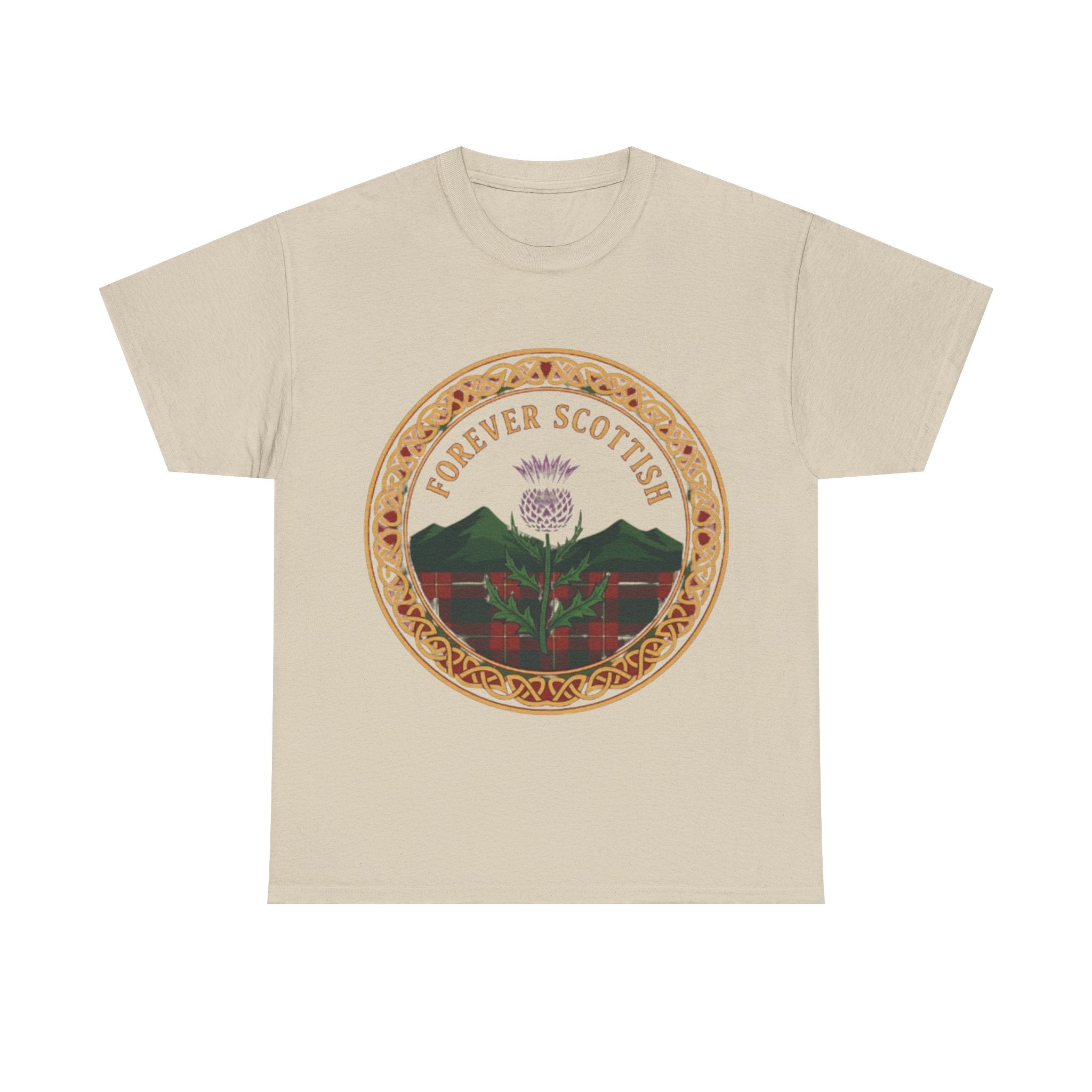 Scottish Thistle T‑Shirt - "Forever Scottish" Crest Tee