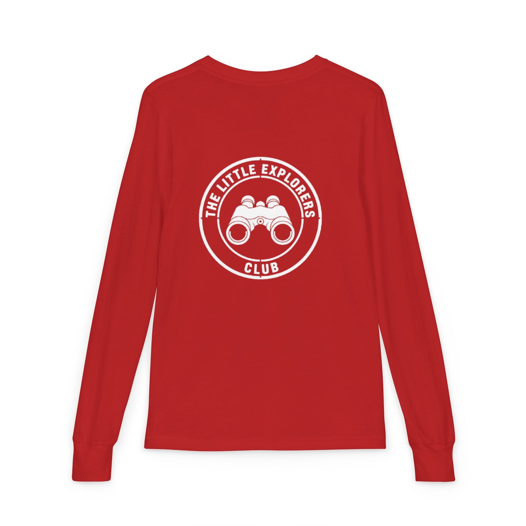 Youth Long Sleeve Tee — Minimal White Jersey Shirt