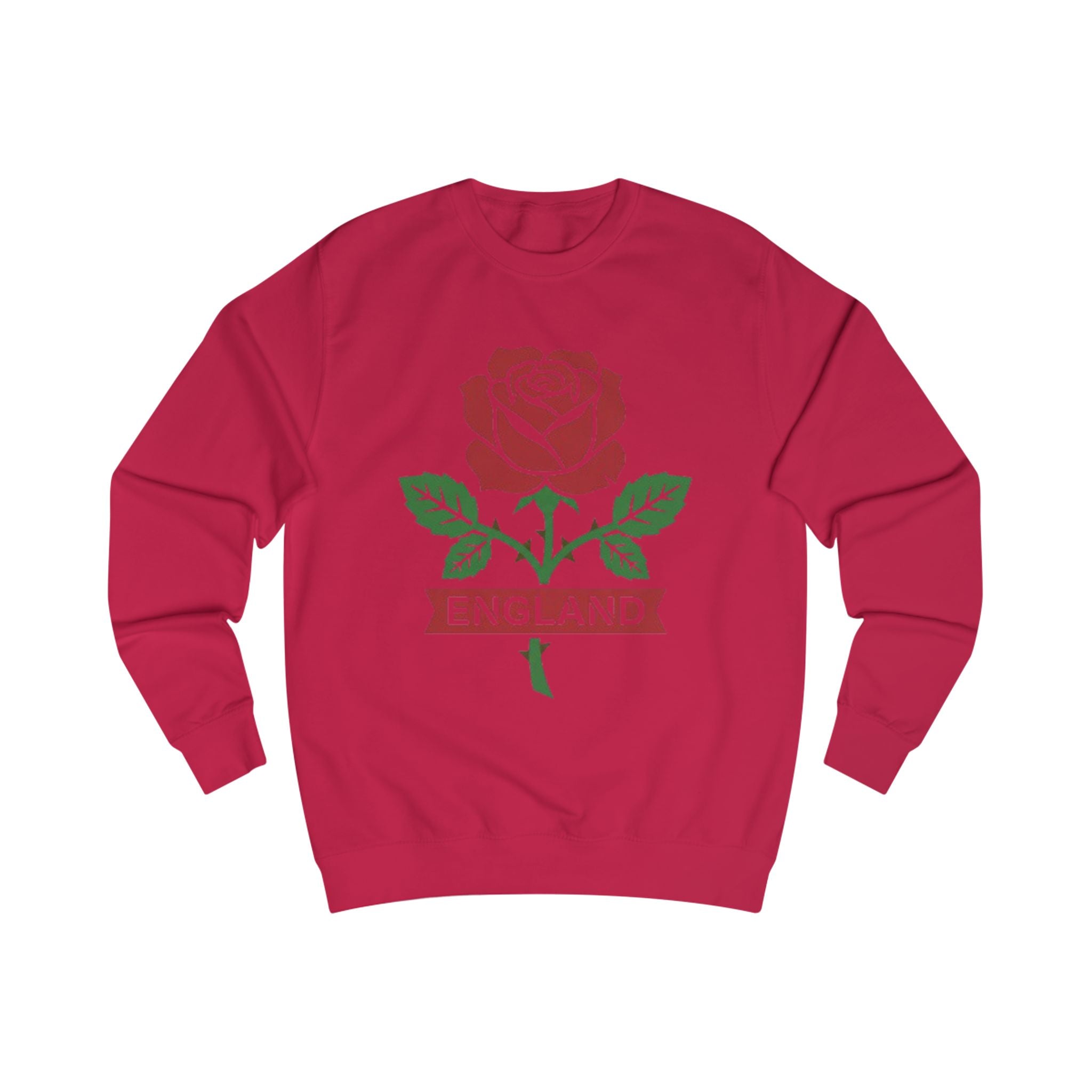 England Red Rose Sweatshirt — English Football & Pride Crewneck