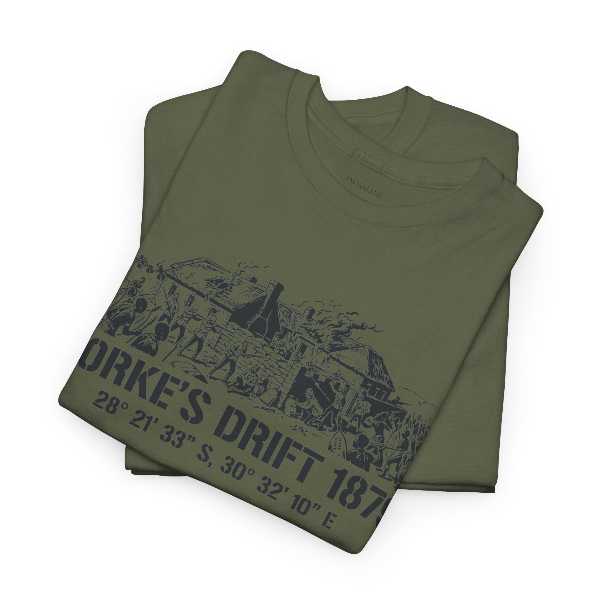 Rorke's Drift 1879 Tee | Historical Battle Illustration