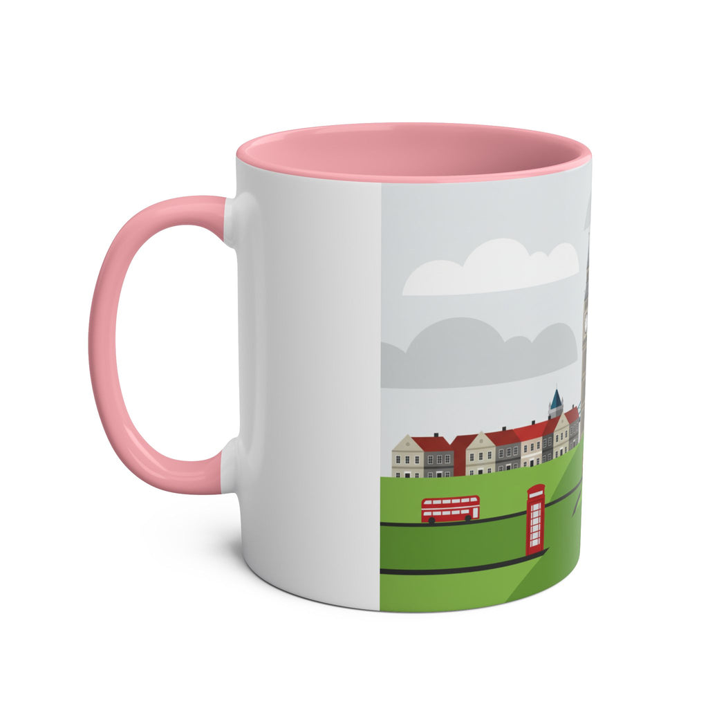 Two-Tone Coffee Mugs, 11oz