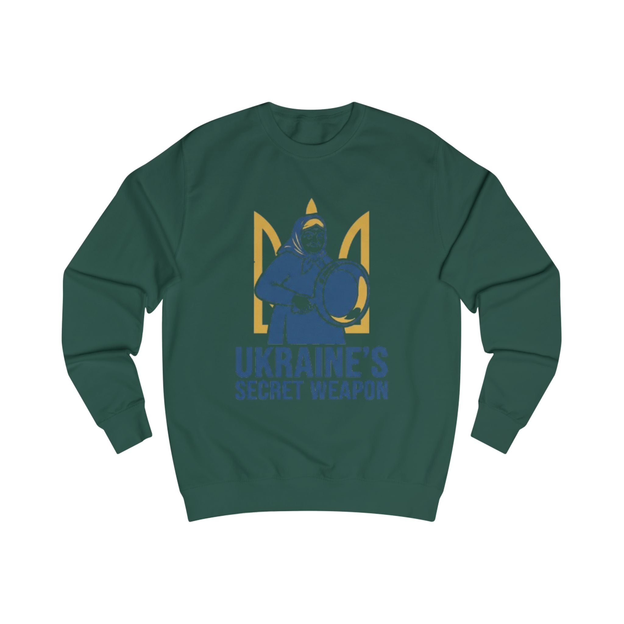 Ukraine’s Secret Weapon Sweatshirt — Funny Babushka Drum Design
