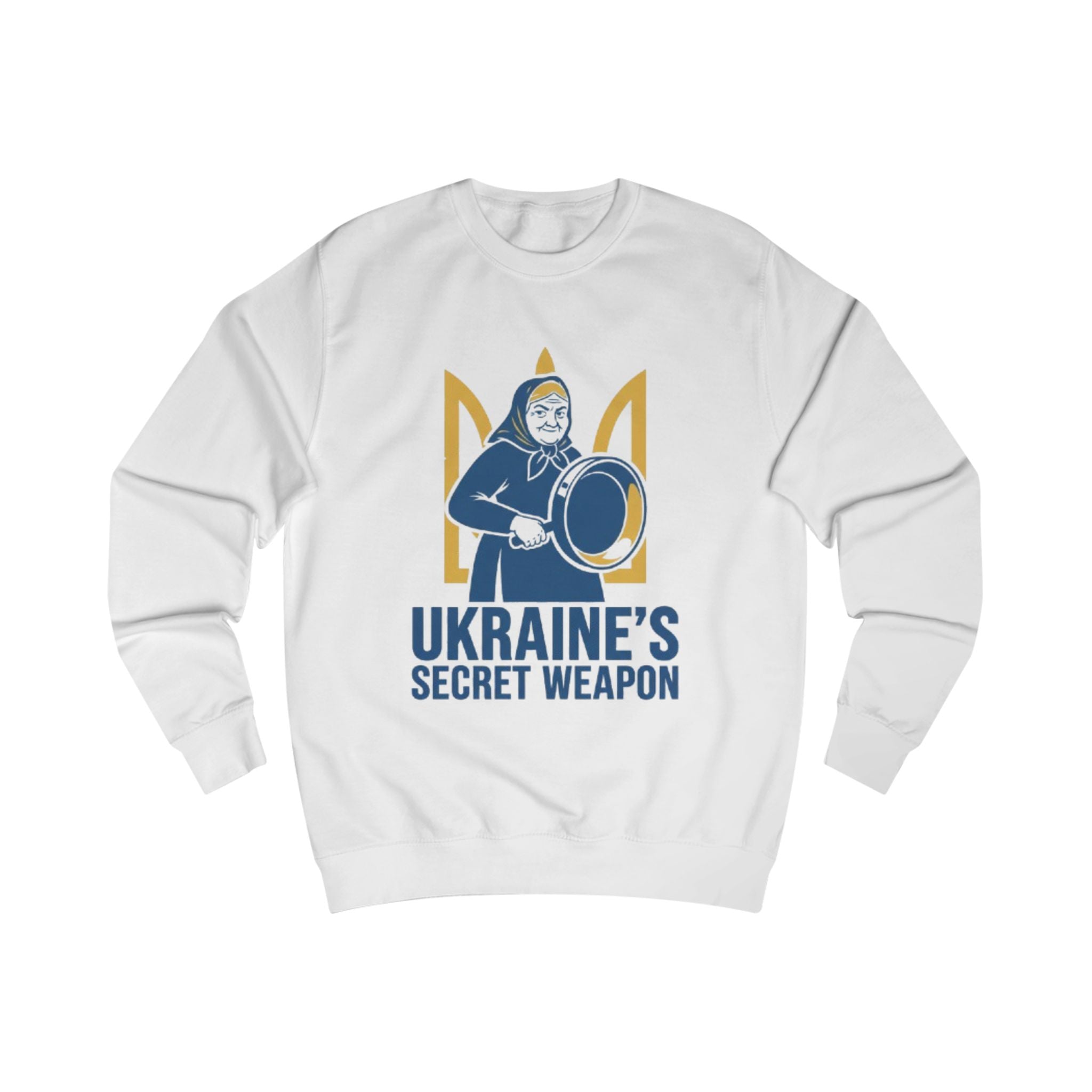 Ukraine’s Secret Weapon Sweatshirt — Funny Babushka Drum Design