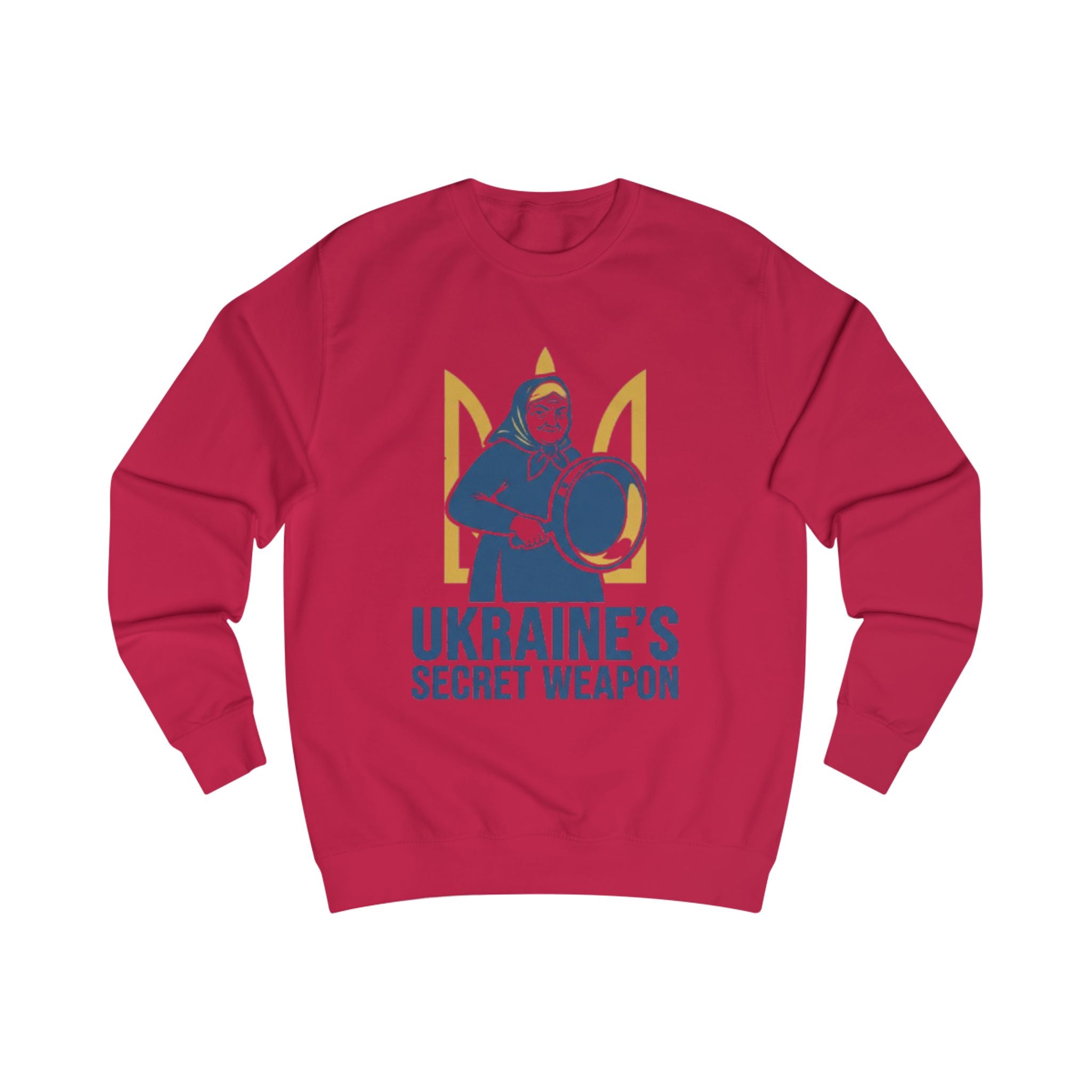 Ukraine’s Secret Weapon Sweatshirt — Funny Babushka Drum Design