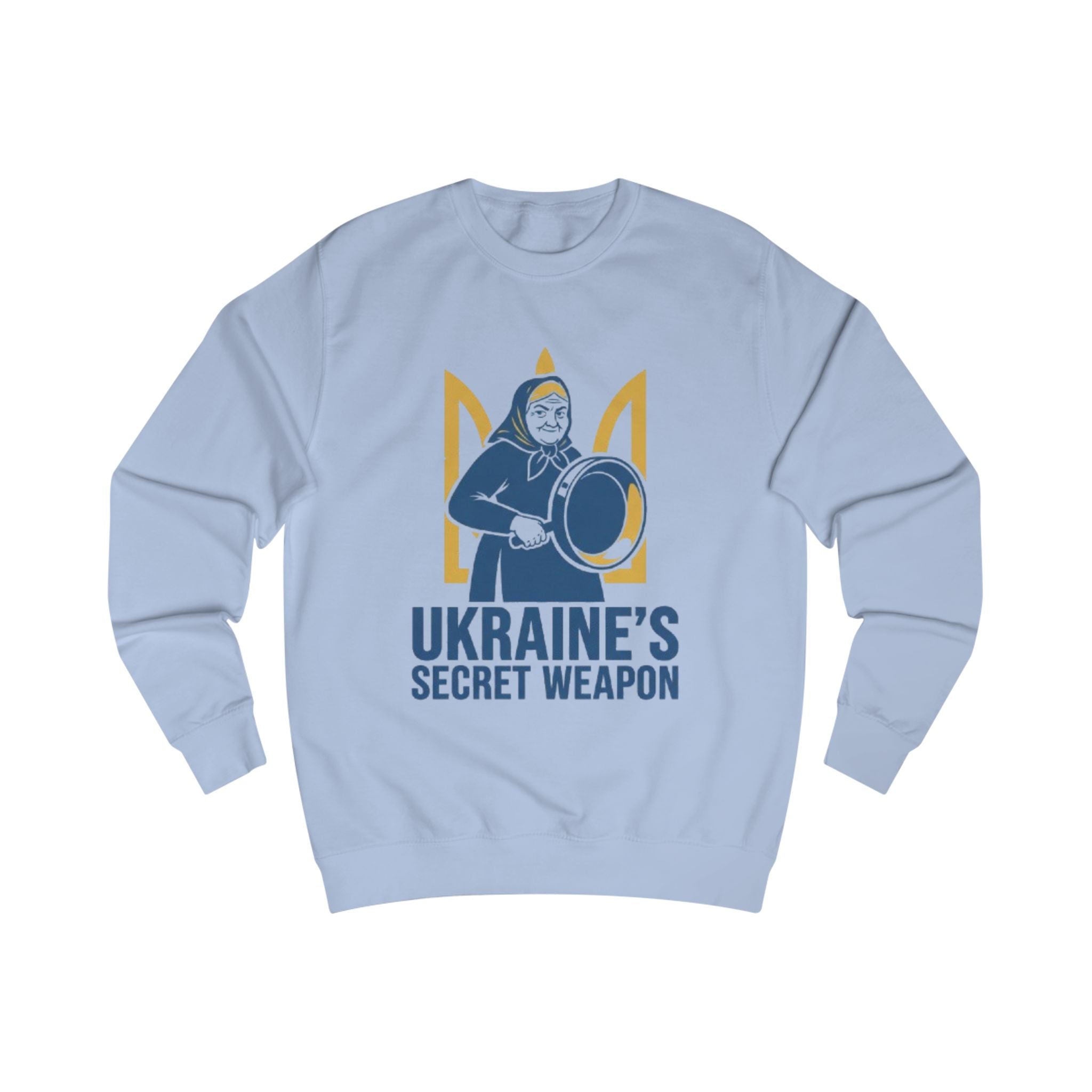 Ukraine’s Secret Weapon Sweatshirt — Funny Babushka Drum Design