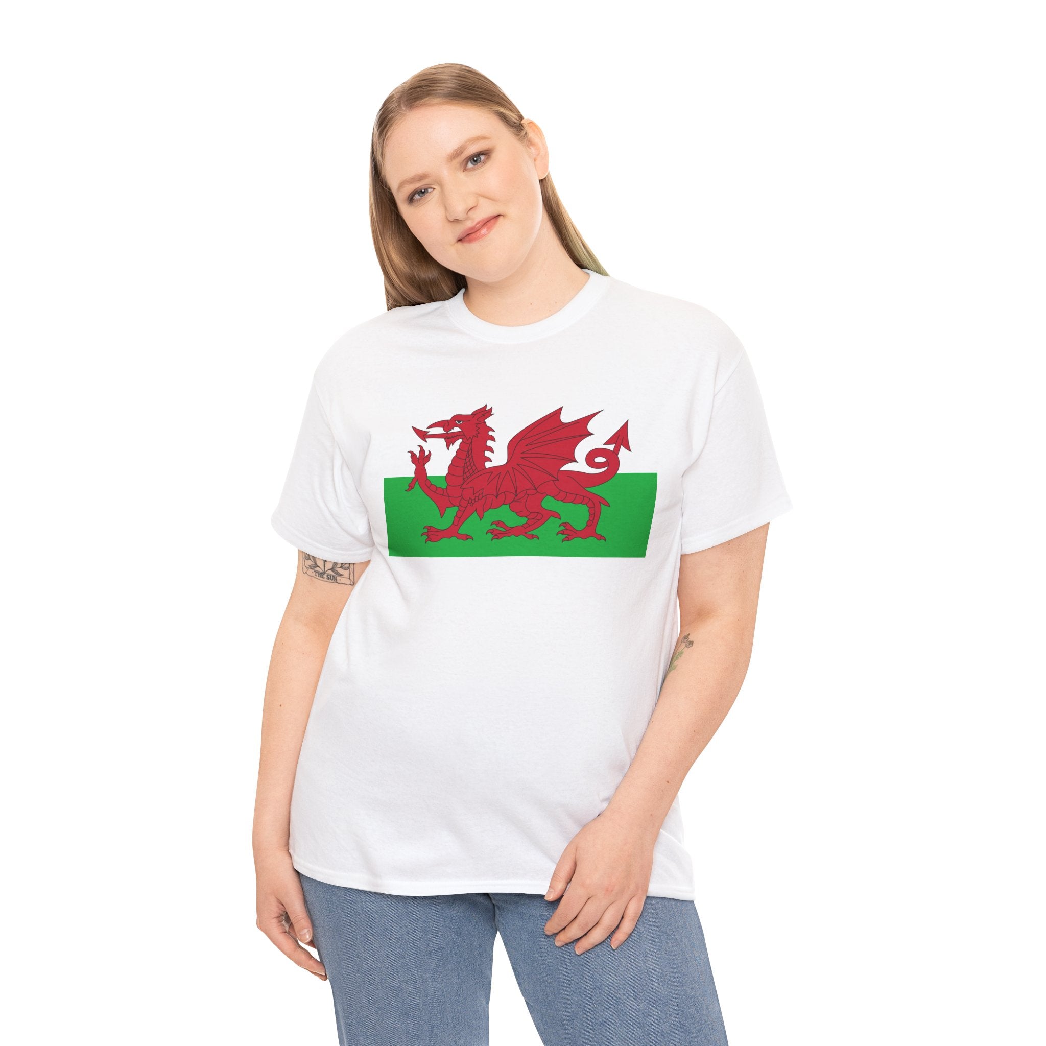 Welsh Dragon T‑Shirt — Cymru Red Dragon Flag Tee