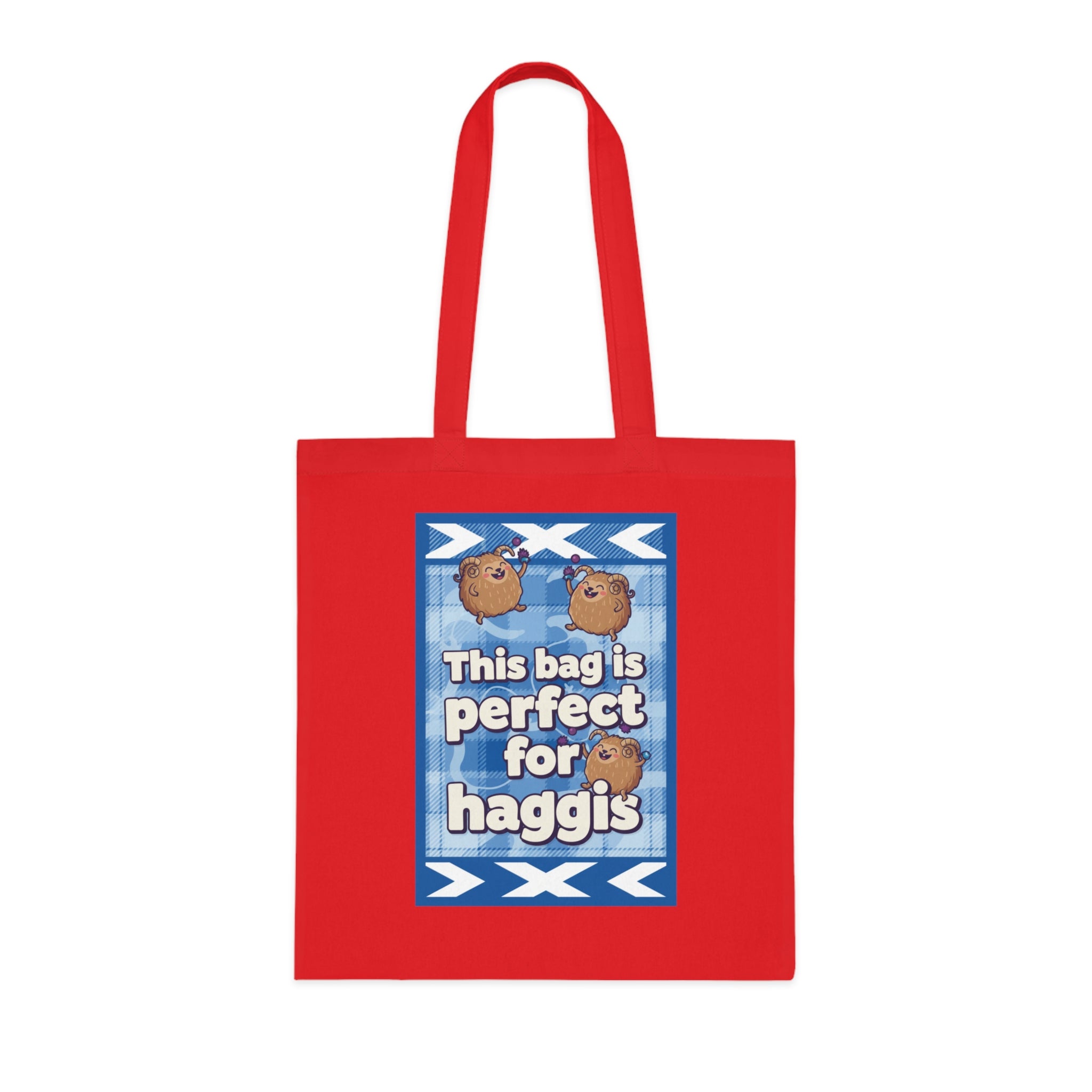 Haggis Tote Bag – 'This Bag Is Perfect for Haggis' Scottish Food Novelty Cotton Tote