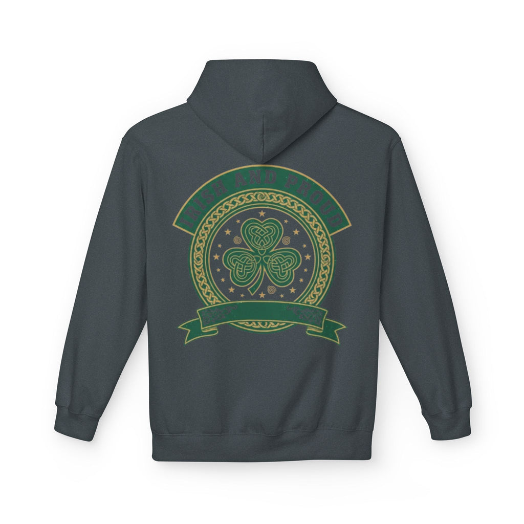 Irish and Proud Hoodie — St. Patrick’s Shamrock Graphic Pullover