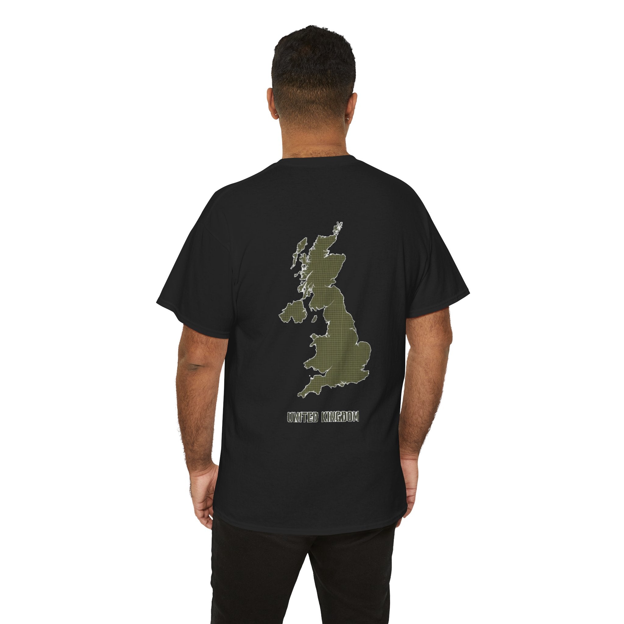 United Kingdom Map Tee — "GALLUS" Streetwear Graphic T-Shirt