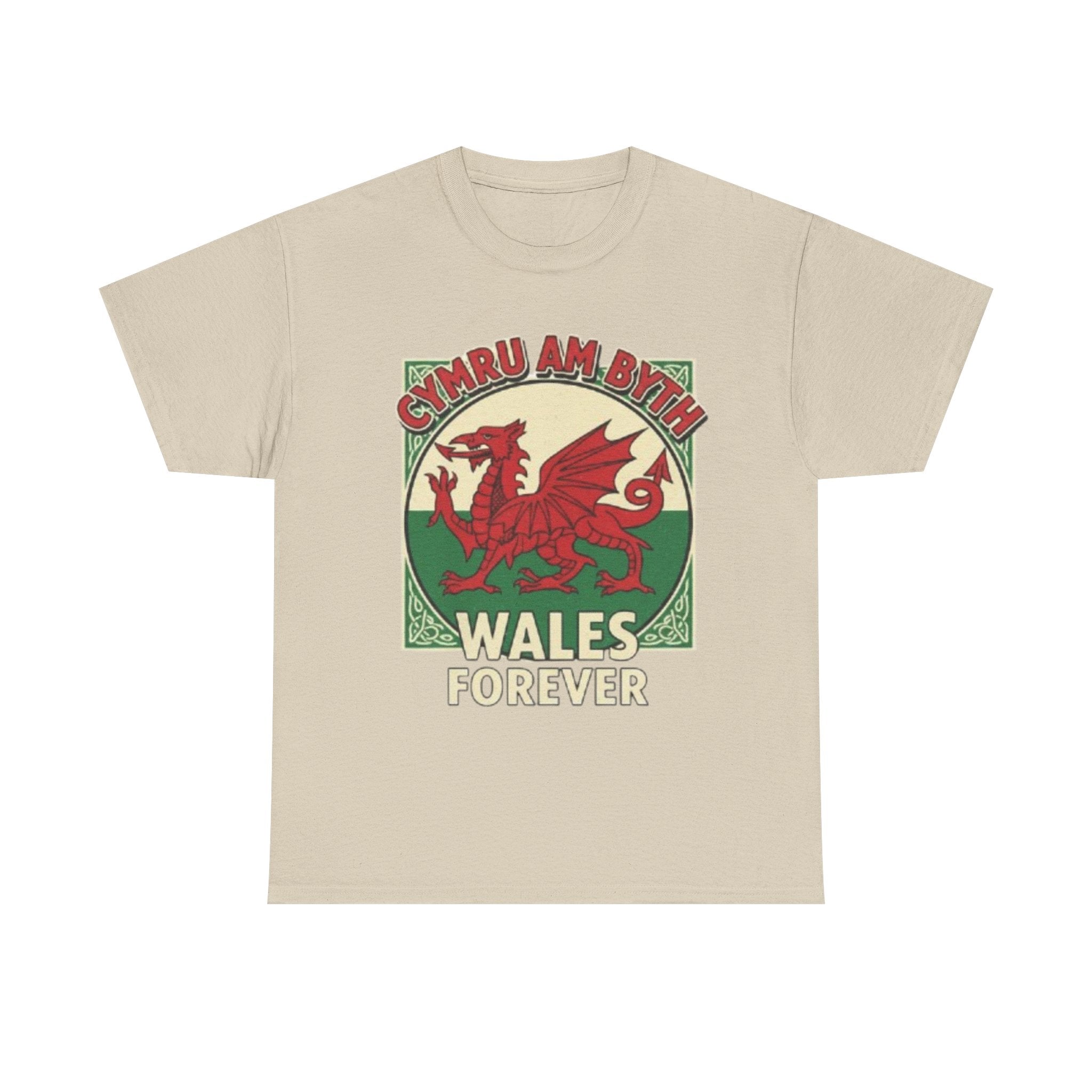 Wales Forever T-Shirt — Cymru Am Byth Retro Welsh Dragon Tee