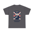 Keep Calm and Have Another Biscuit T‑Shirt - British Union Jack Tea Humor