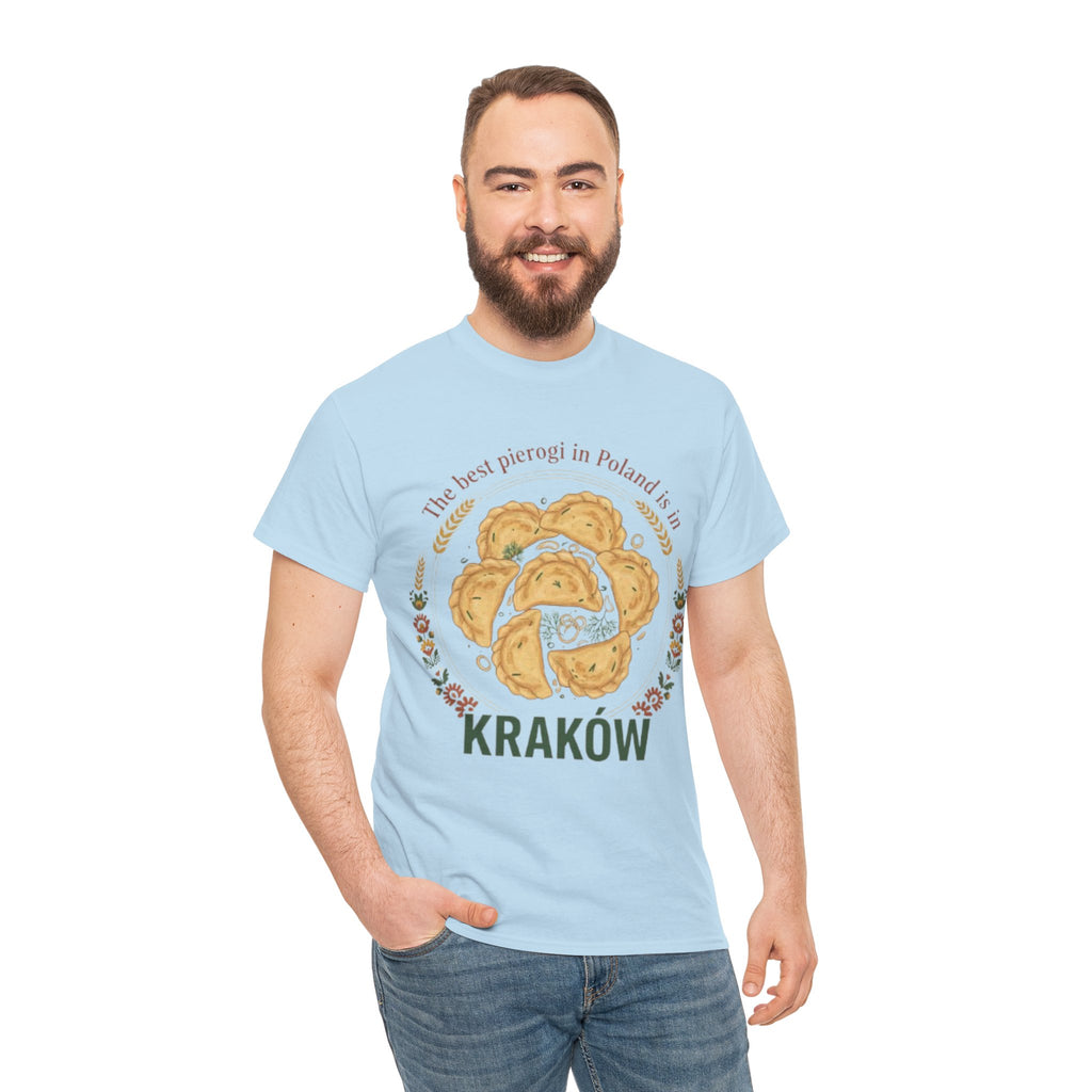 Kraków Pierogi T-Shirt — "The best pierogi in Poland is in Kraków" Shirt