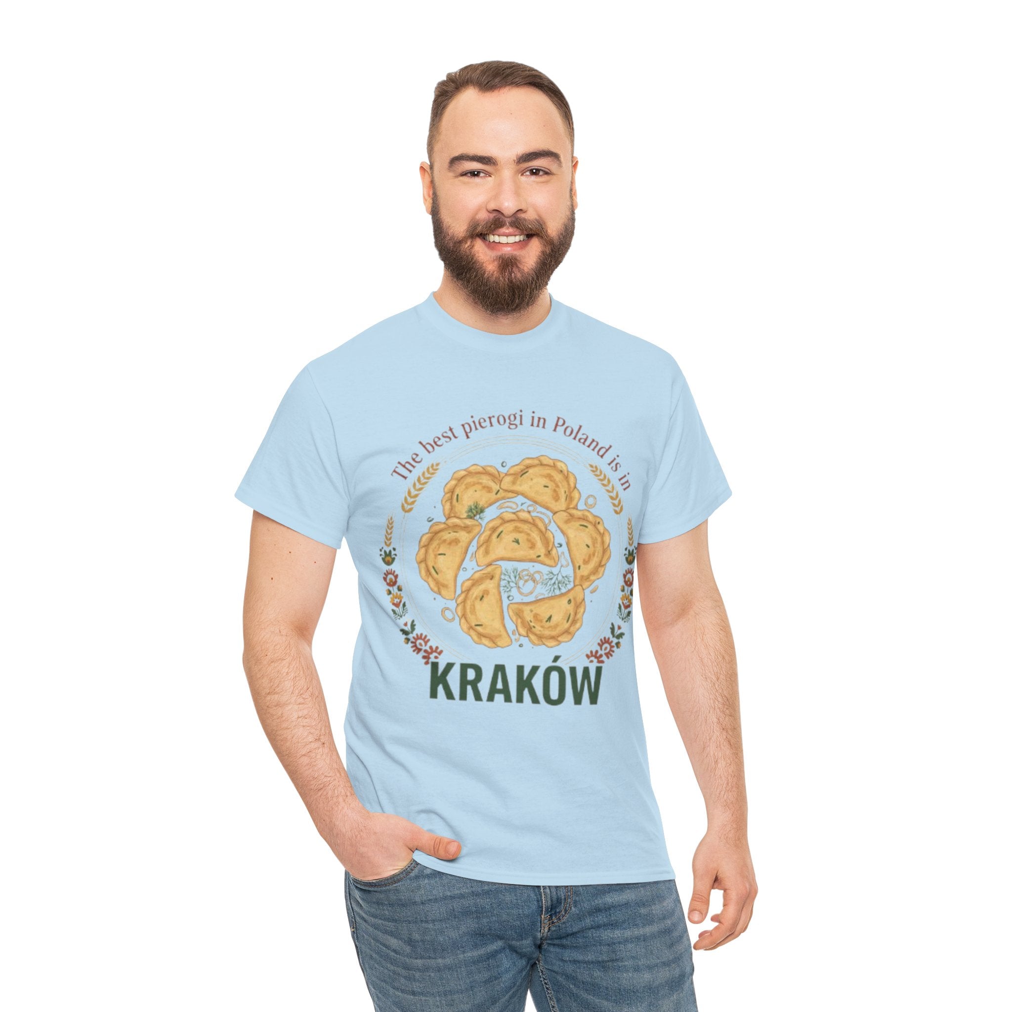 Kraków Pierogi T-Shirt — "The best pierogi in Poland is in Kraków" Shirt