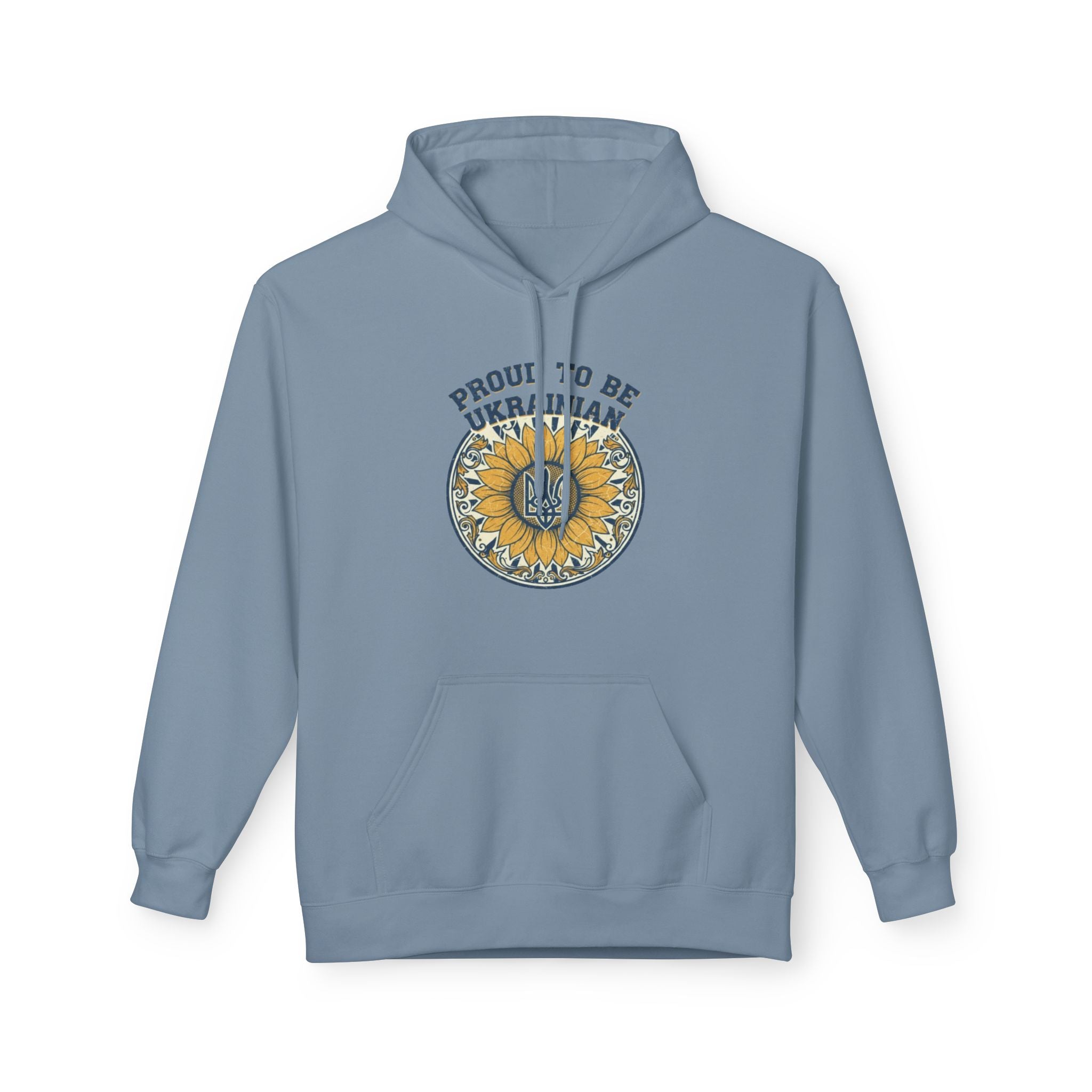 Proud to Be Ukrainian Sunflower Hoodie — Patriot Graphic Pullover
